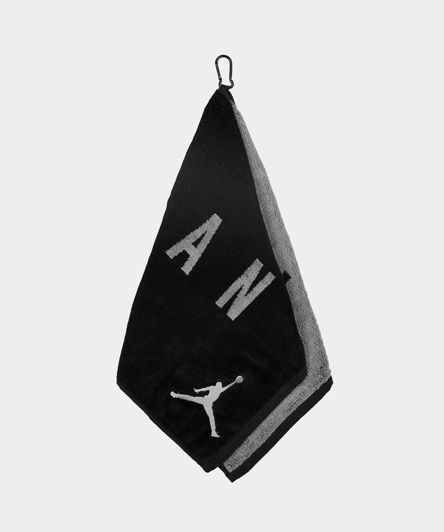 NIKE JORDAN GOLF UTILITY GOLF TOWEL ブラック/ミディアムグレー/ミディアムグレー