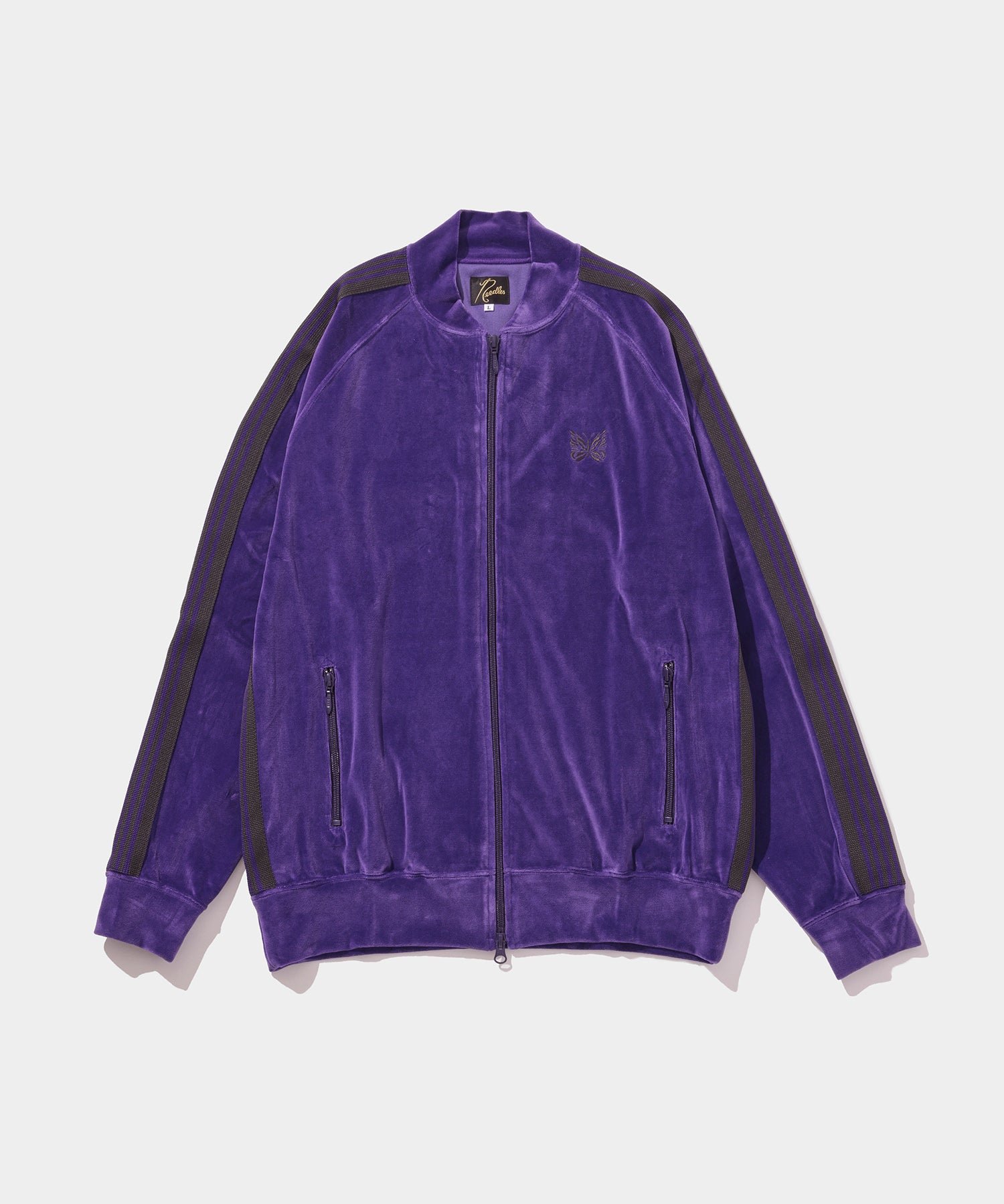 NEEDLES R.C. Track Jacket - C/Pe Velour Purple – HYPEGOLF ...