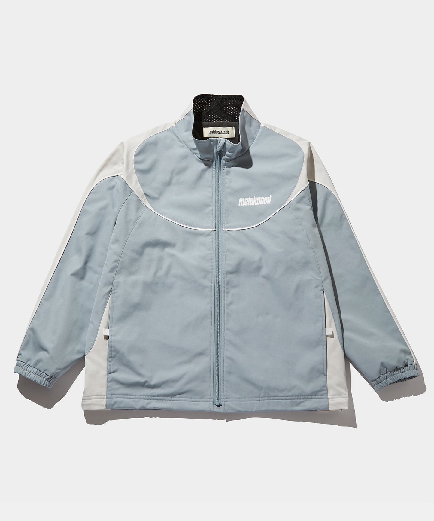 METALWOOD PANELED TRACK JACKET BLUE