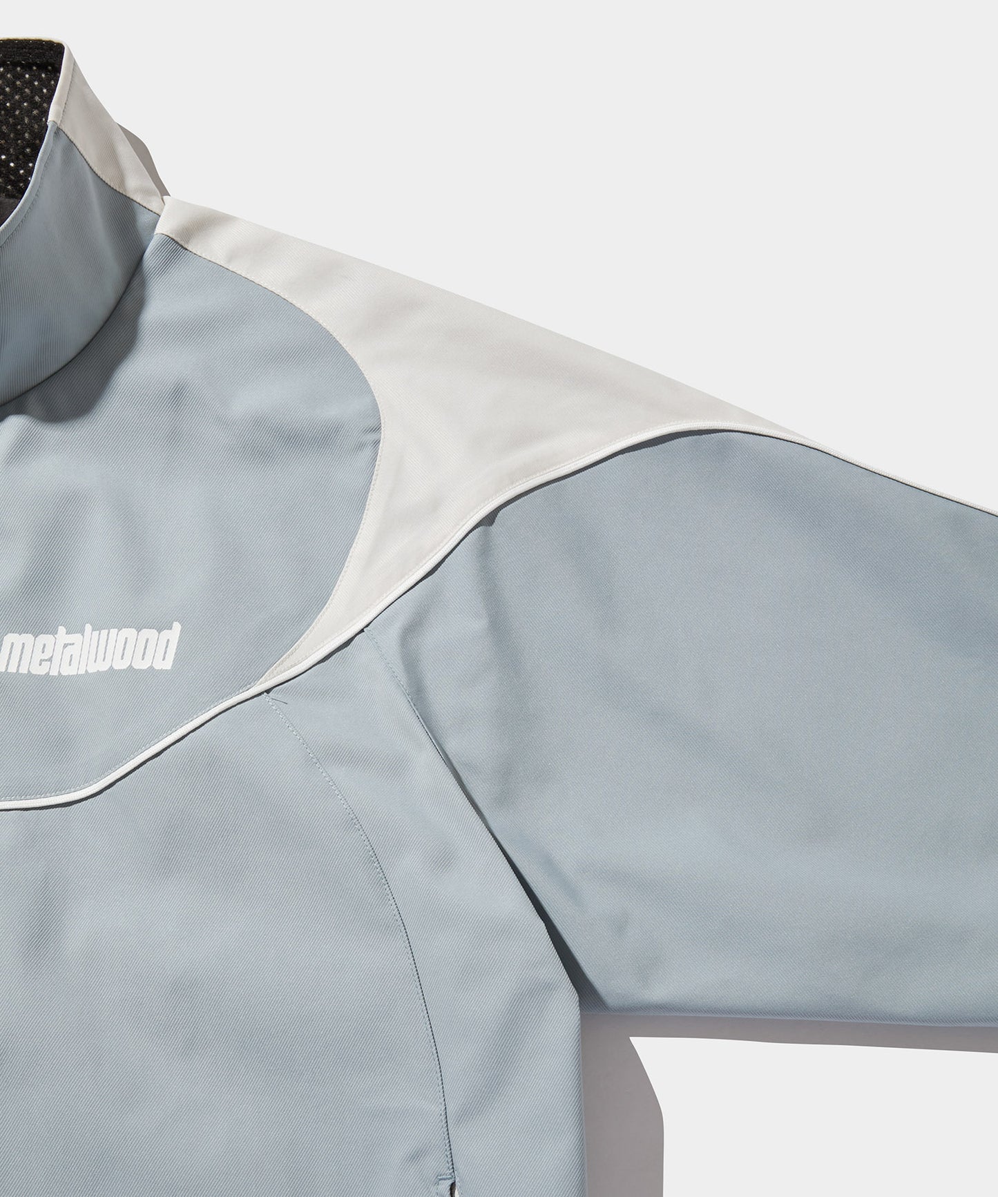 METALWOOD PANELED TRACK JACKET BLUE