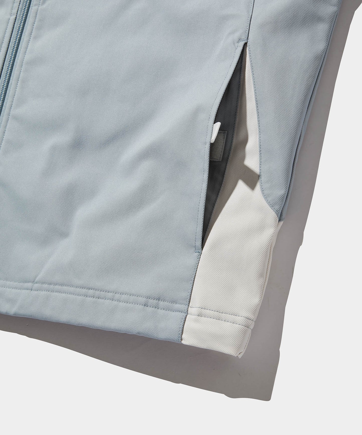 METALWOOD PANELED TRACK JACKET BLUE