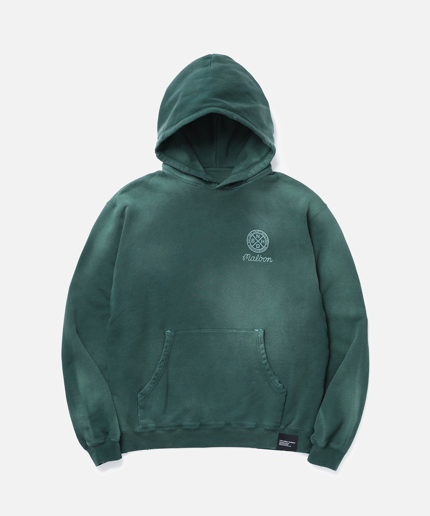 NH X MALBON QUARTER ZIP JACKET グリーンLサイズ