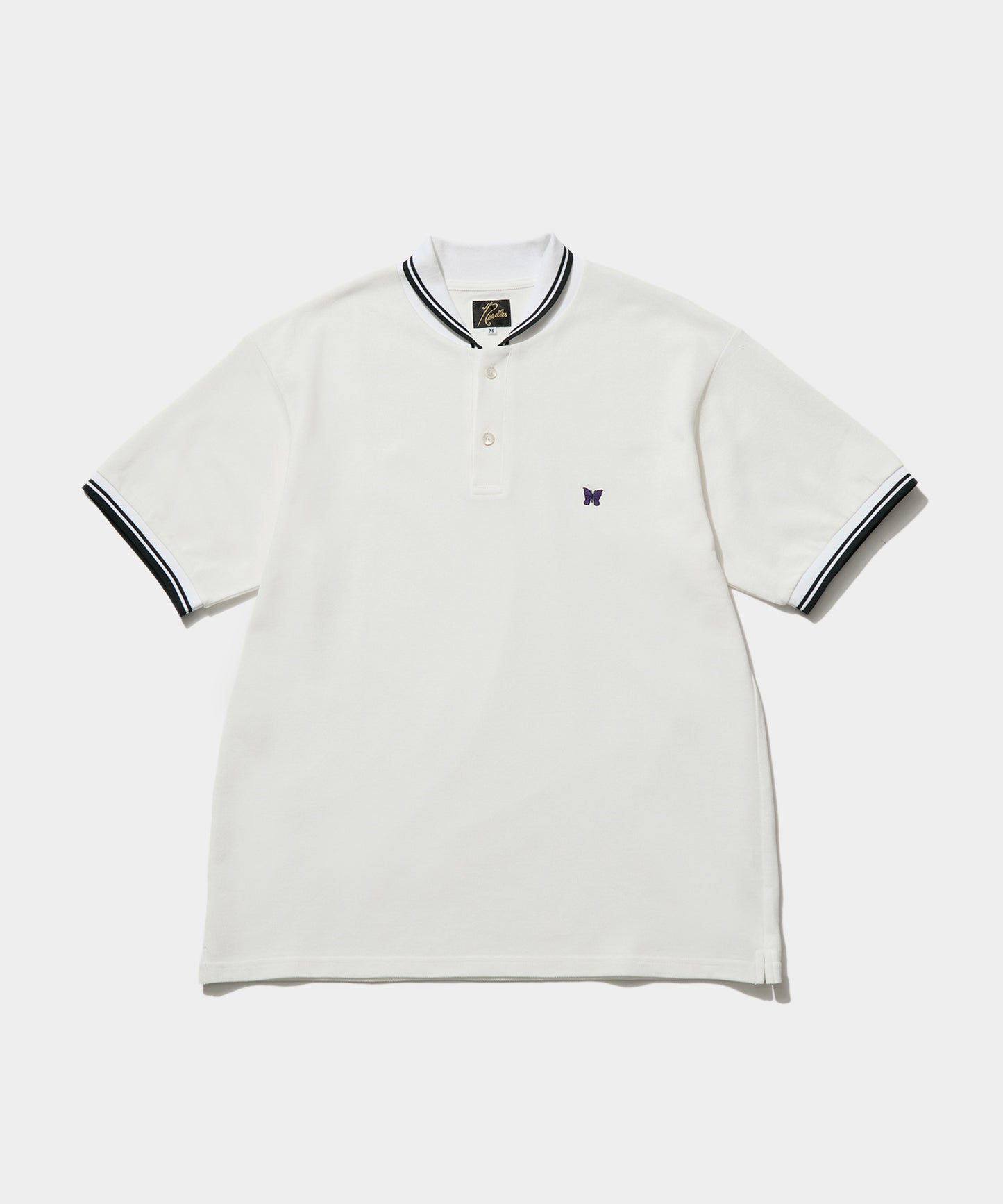 【NEEDLES】Shawl Collar S/S Polo - Cotton Pique