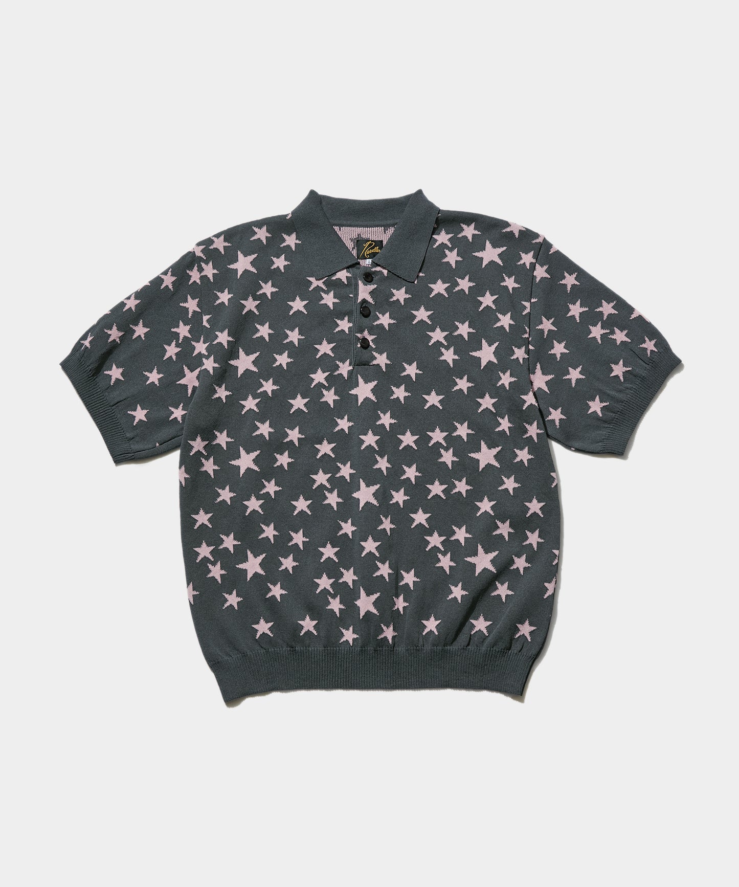 【NEEDLES】S/S Polo Sweater - PE/Washi Knit / Star