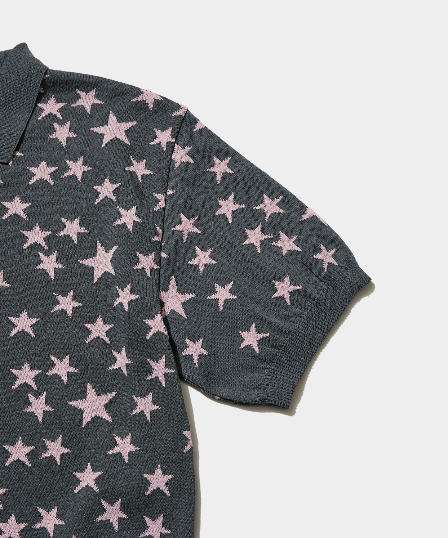 【NEEDLES】S/S Polo Sweater - PE/Washi Knit / Star