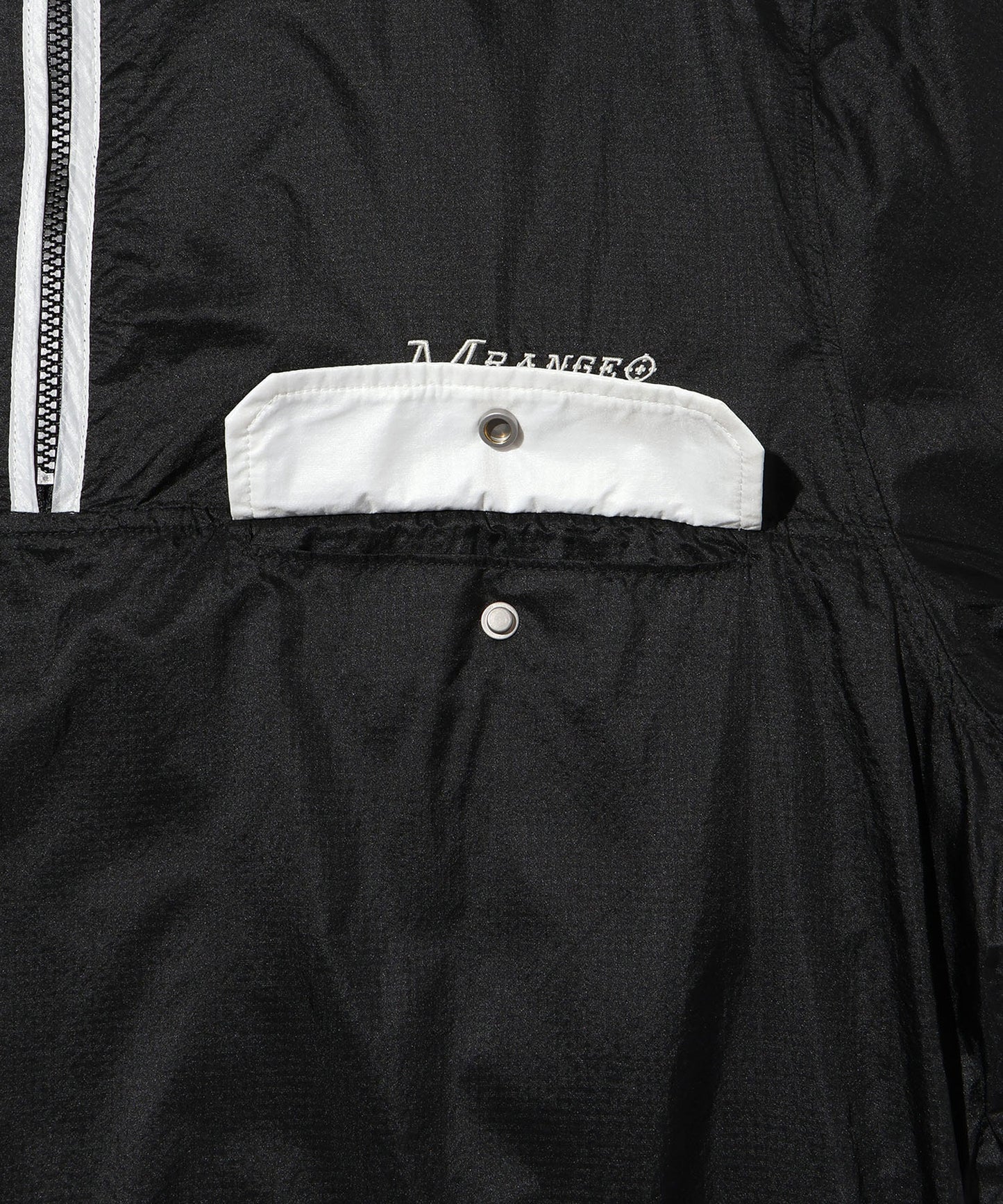 MALBON SHERIDAN NYLON QUARTER ZIP BLACK
