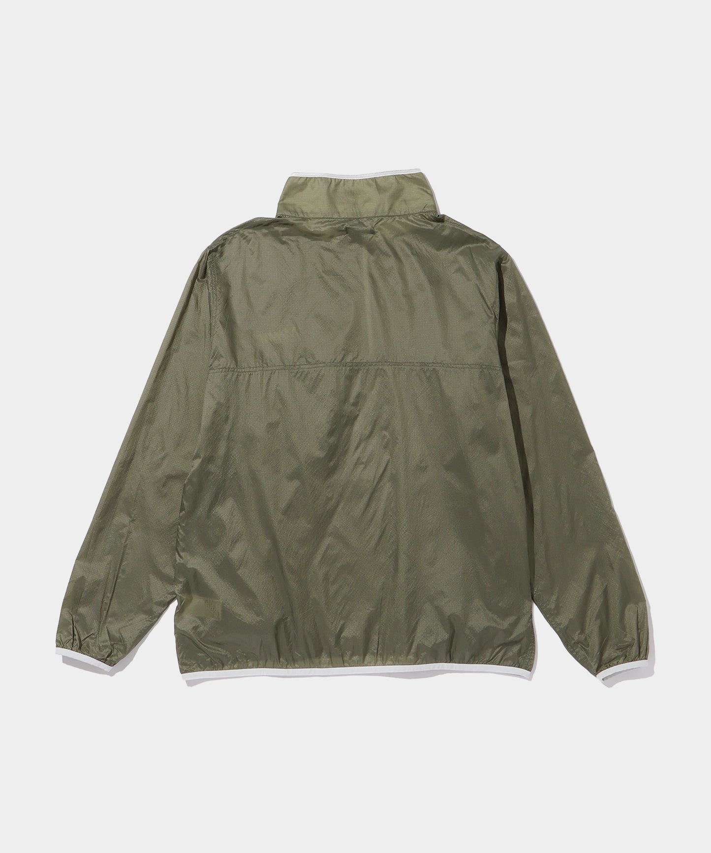 MALBON SHERIDAN NYLON QUARTER ZIP KHAKI