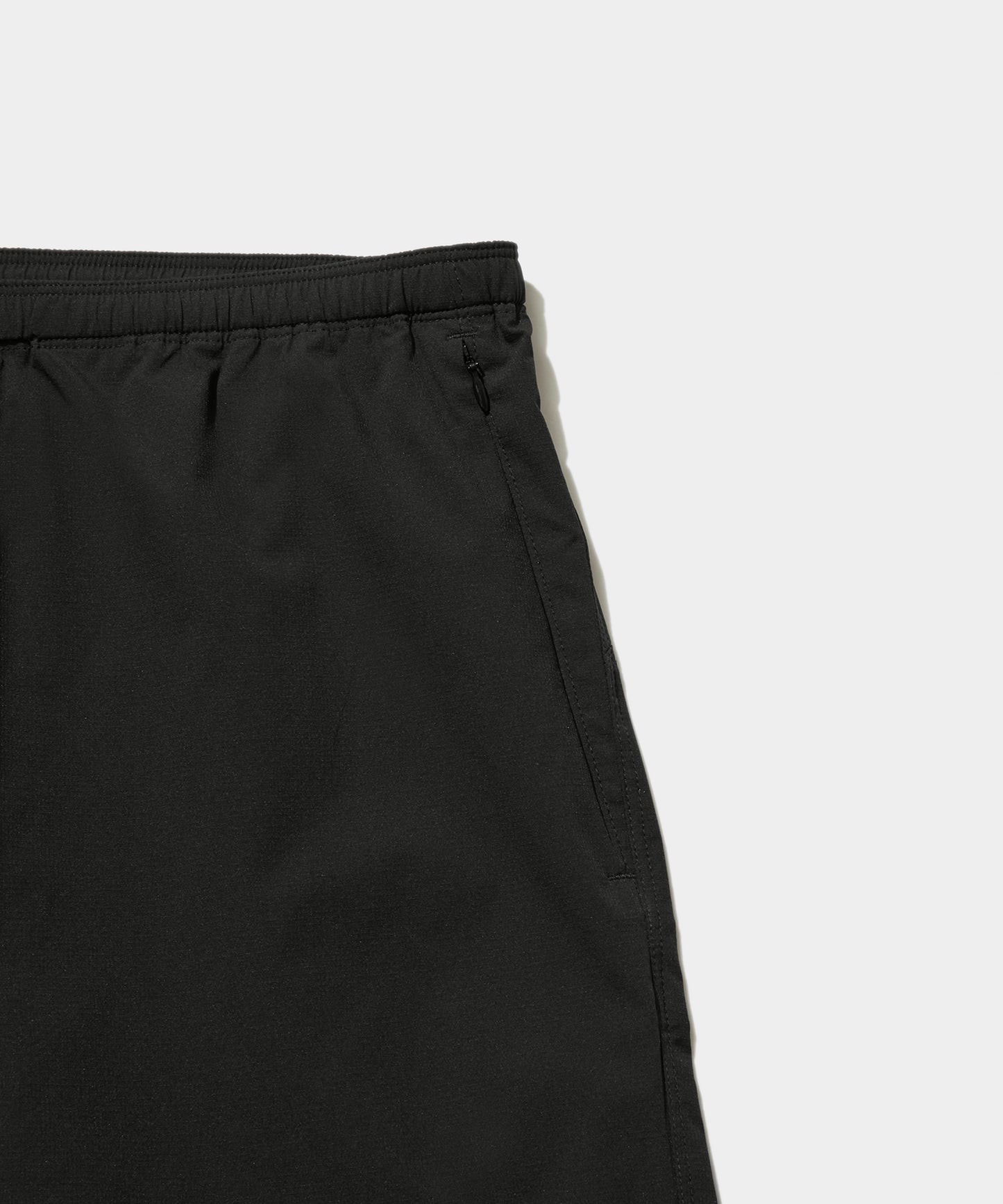 Warm Up Short - Poly Ripstop BLACK