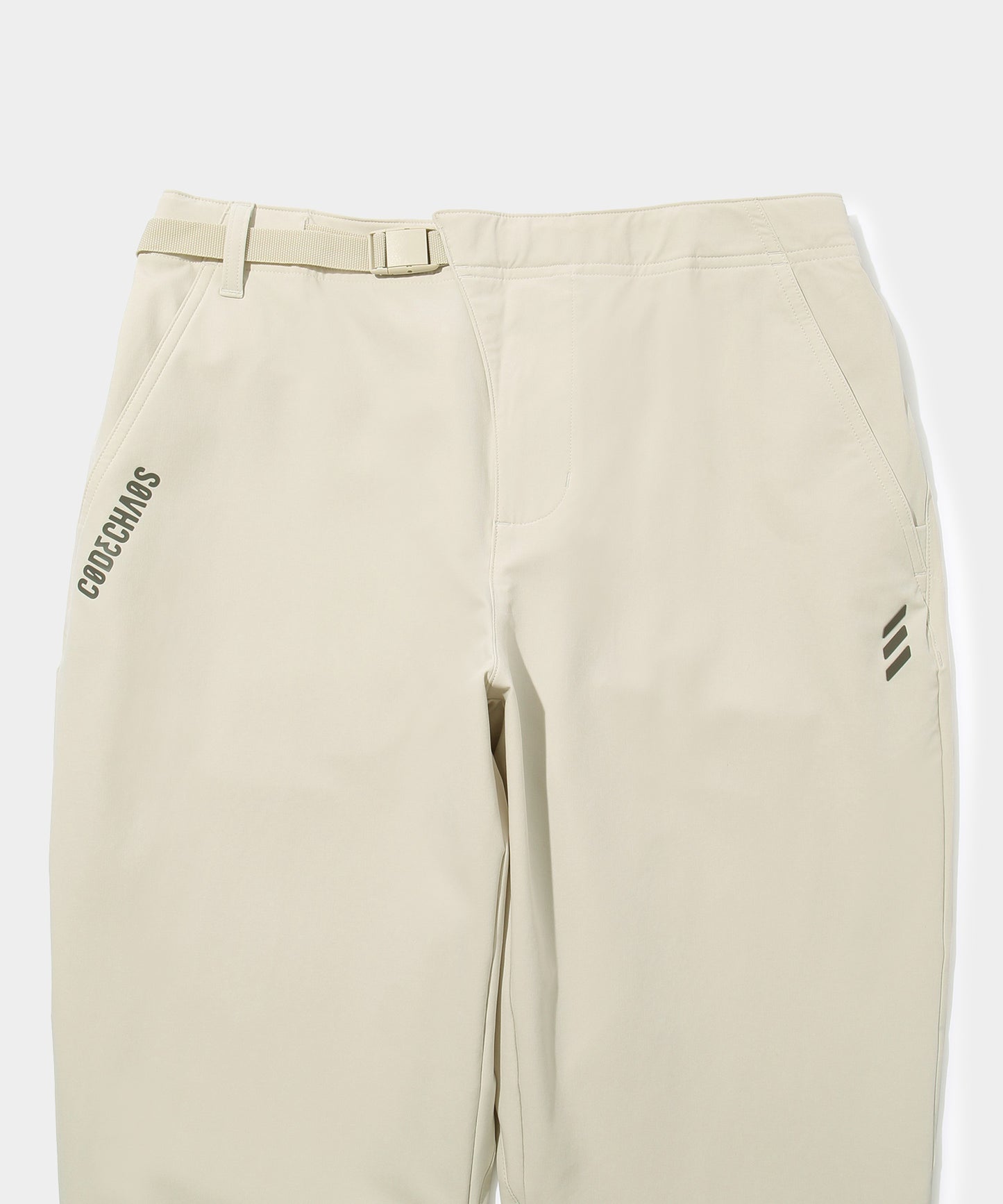 【ADIDAS】 コードカオス ワイドテーパードパンツ BEIGE