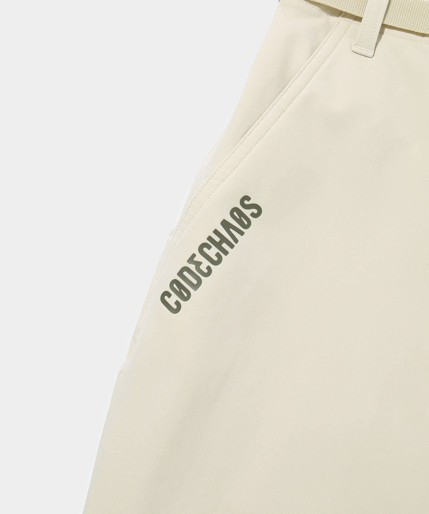 【ADIDAS】 コードカオス ワイドテーパードパンツ BEIGE