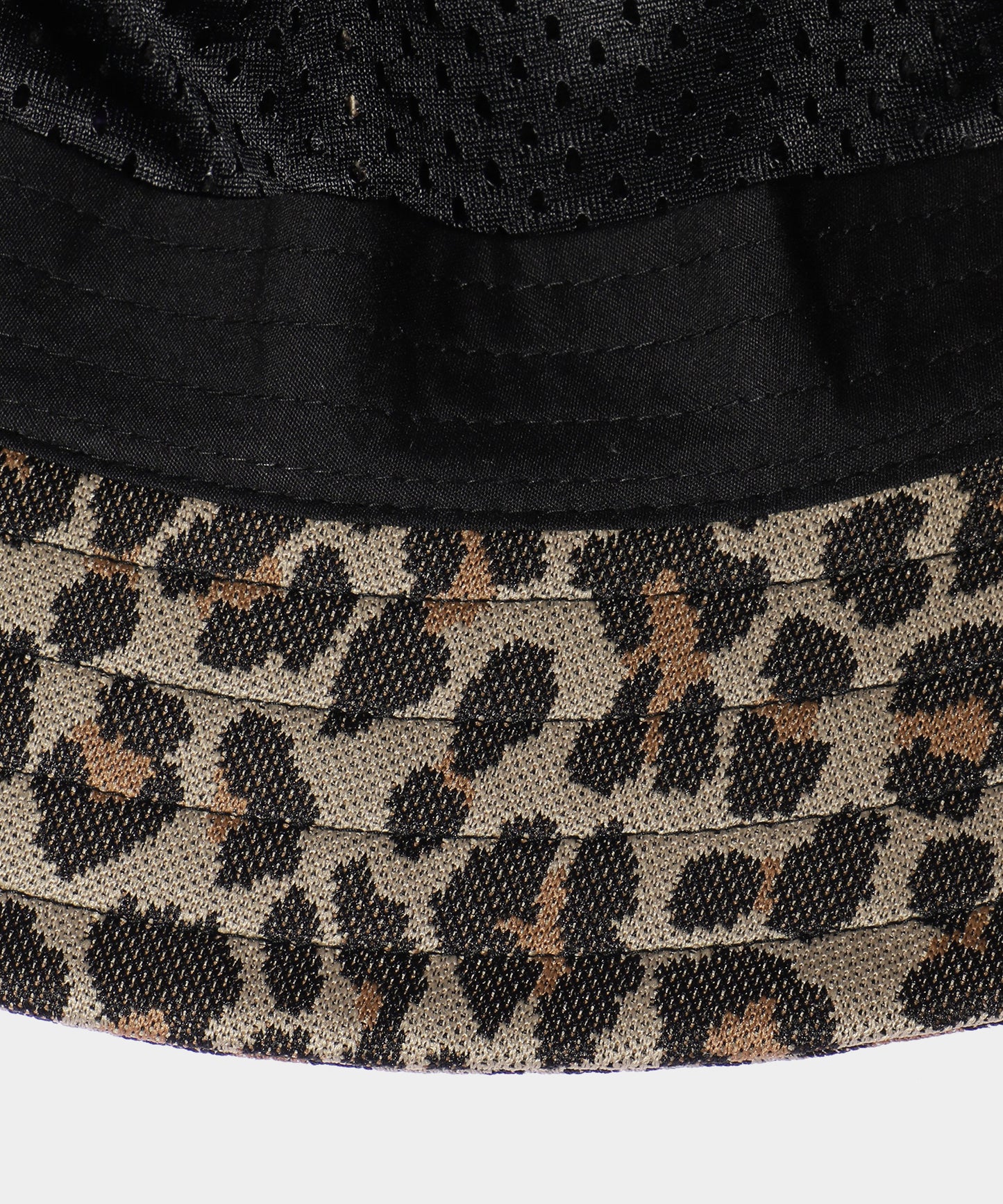 Bermuda Hat - Poly Jacquard Leopard