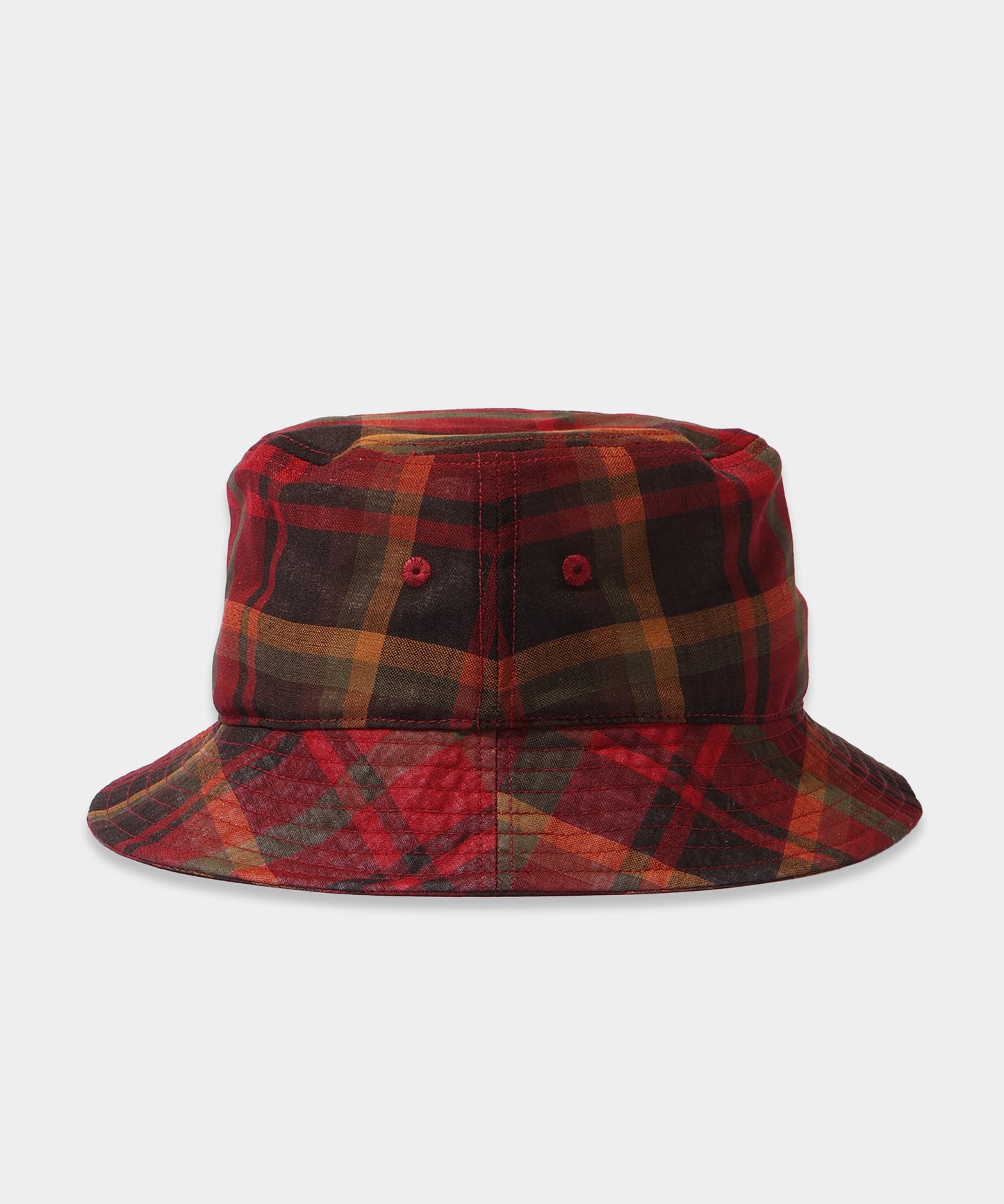 Bucket Hat - W/N Madras Check RED