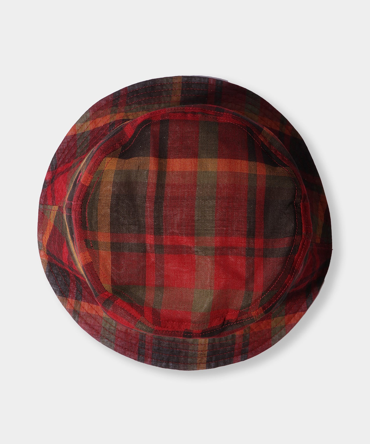 Bucket Hat - W/N Madras Check RED