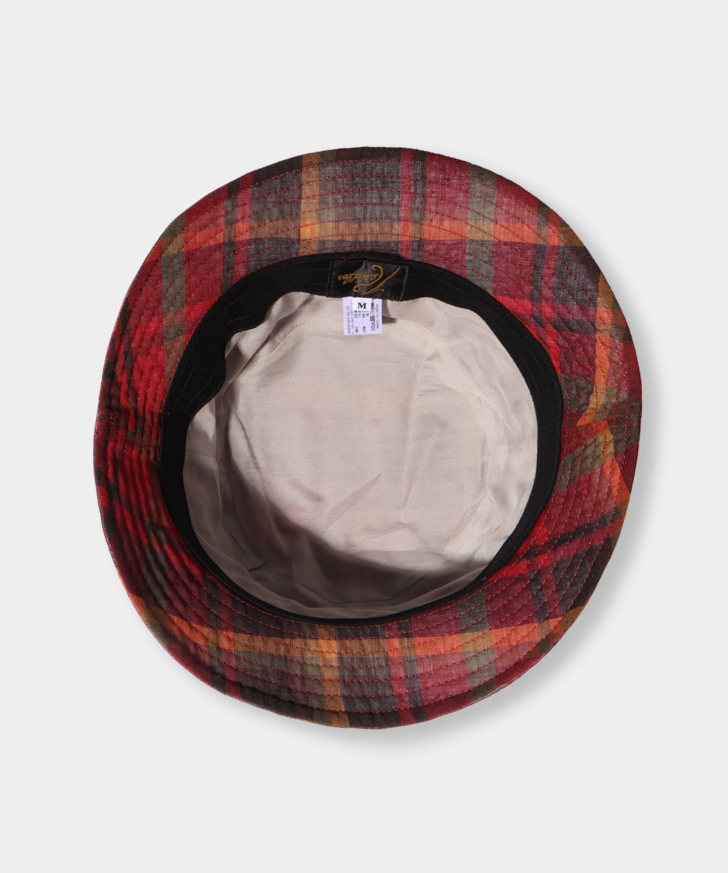 Bucket Hat - W/N Madras Check RED