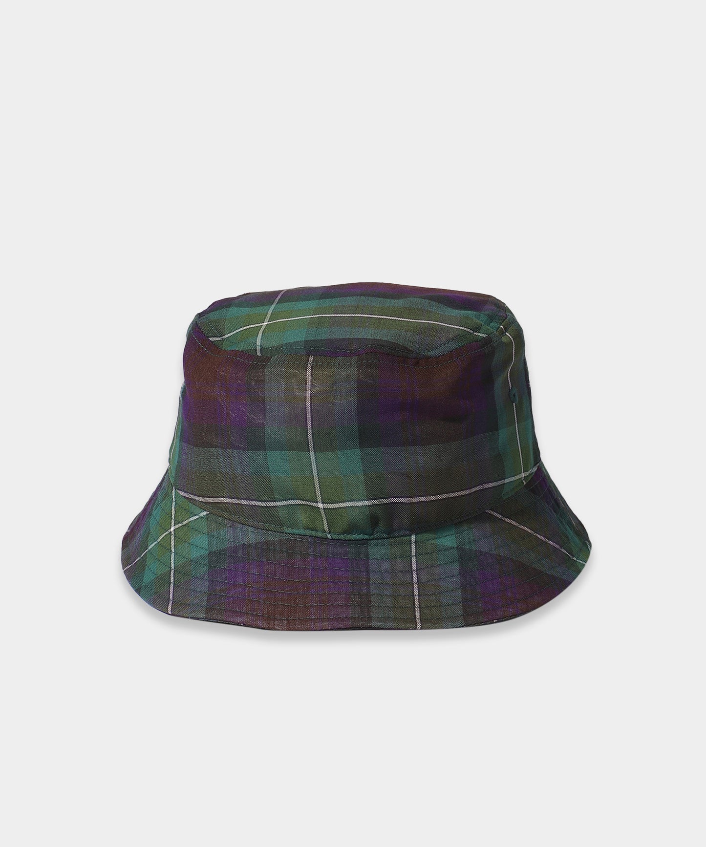 Bucket Hat - W/N Madras Check GREEN