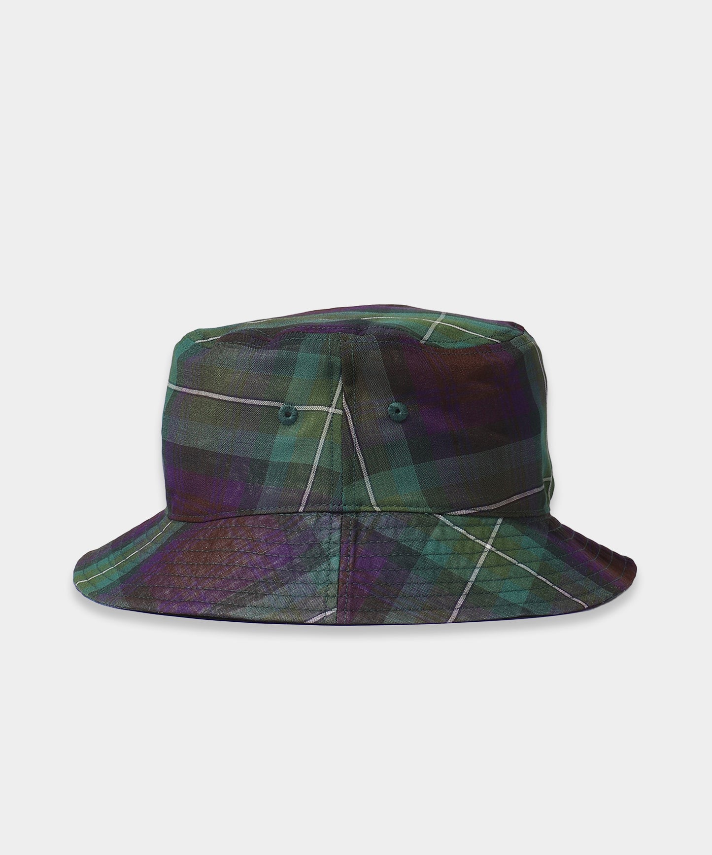 Bucket Hat - W/N Madras Check GREEN