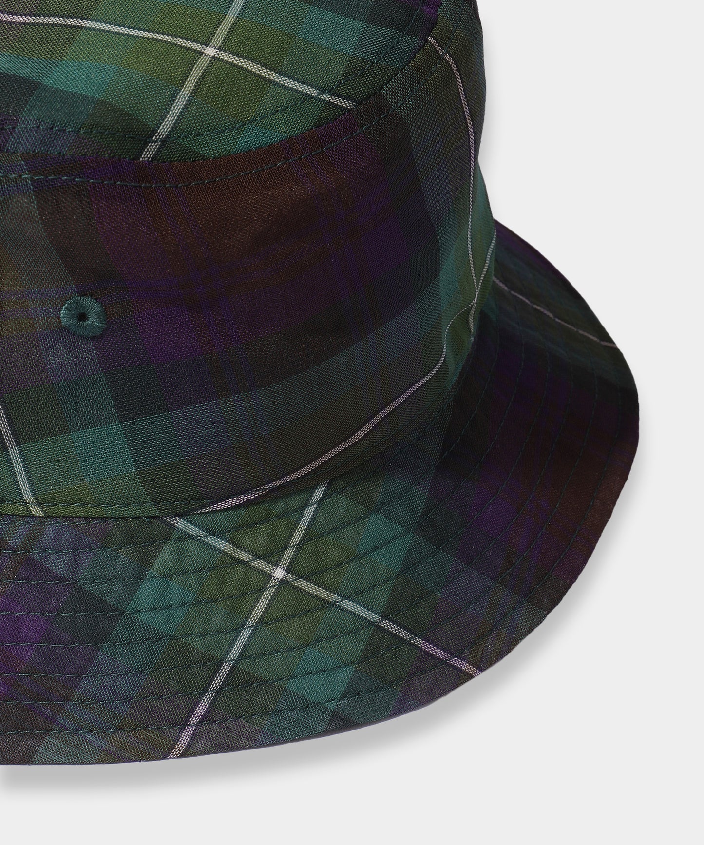 Bucket Hat - W/N Madras Check GREEN