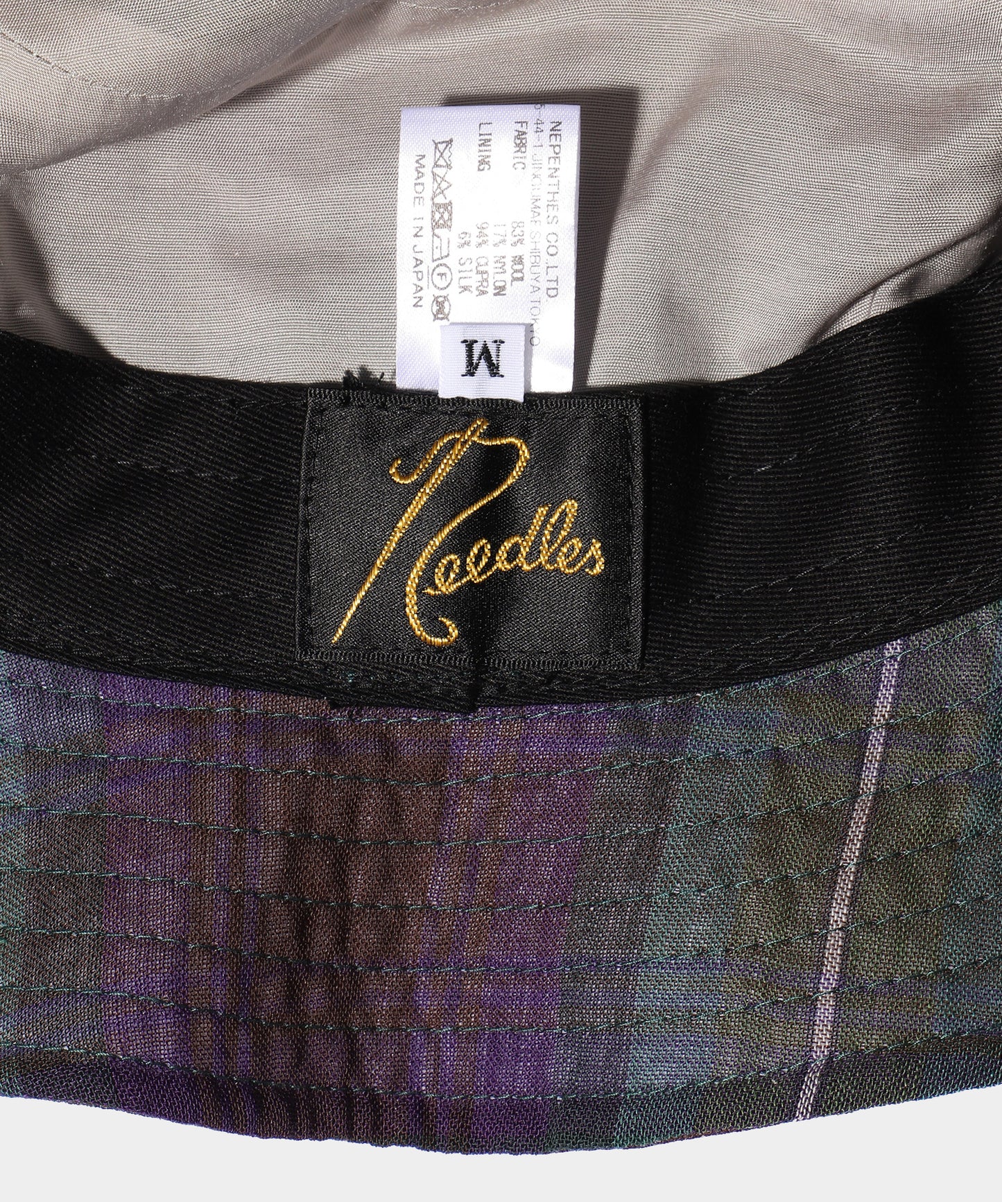 Bucket Hat - W/N Madras Check GREEN