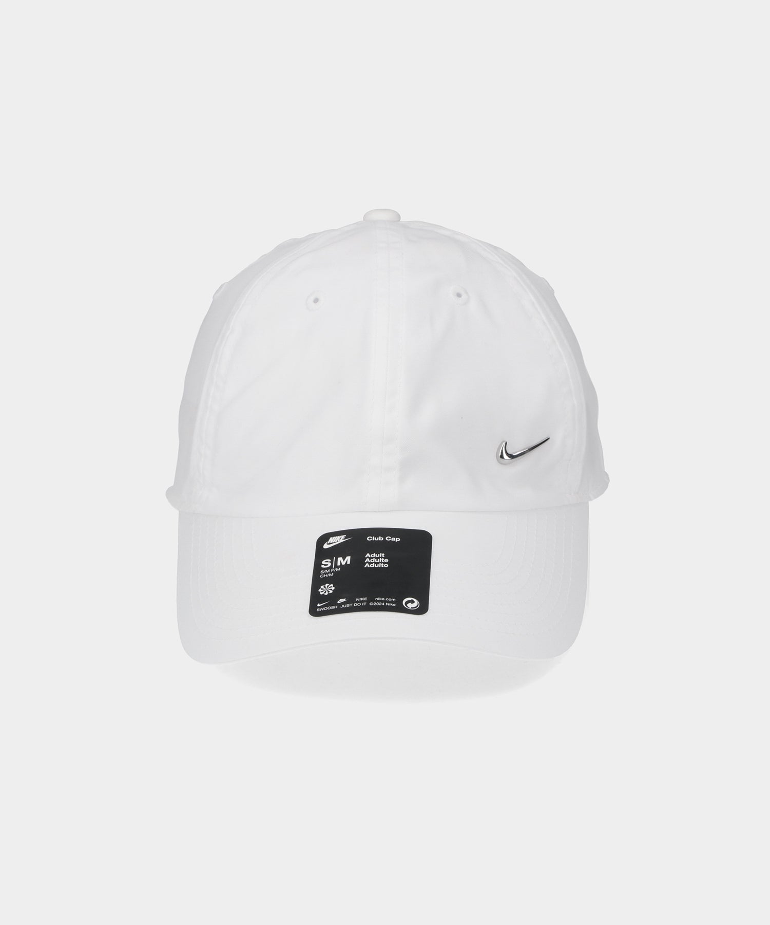 Nike swoosh white cap on sale