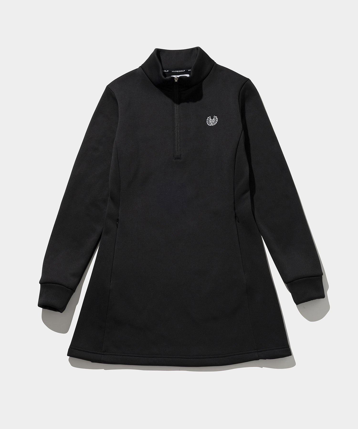 WOMENS HALF ZIP ONE PIECE BLACK – HYPEGOLF ONLINE STORE