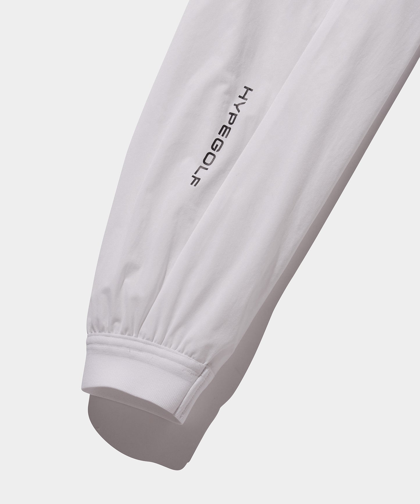 WOVEN NYLON FULL ZIP JACKET WHITE