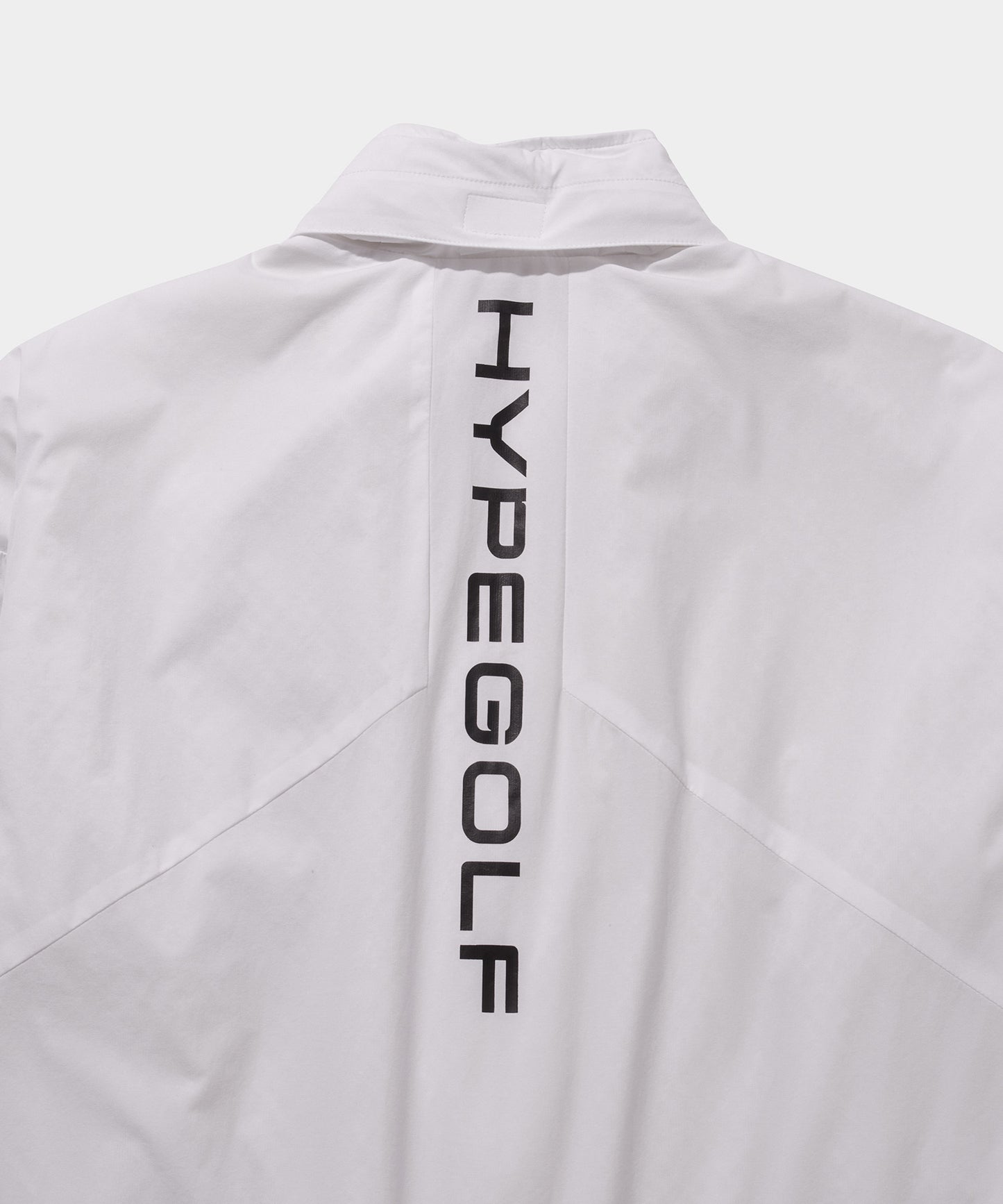 WOVEN NYLON FULL ZIP JACKET WHITE