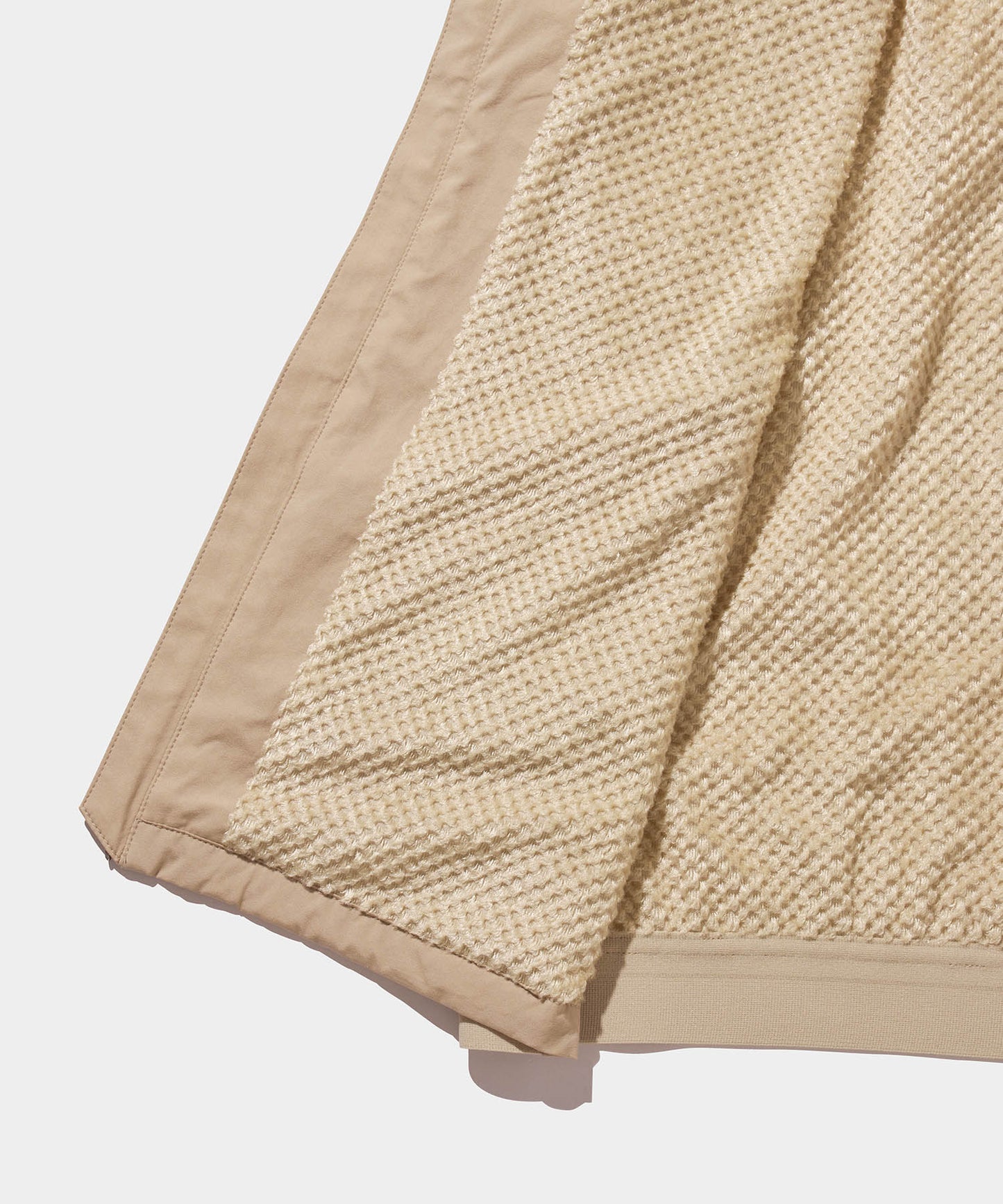 WOVEN NYLON FULL ZIP JACKET MOCA