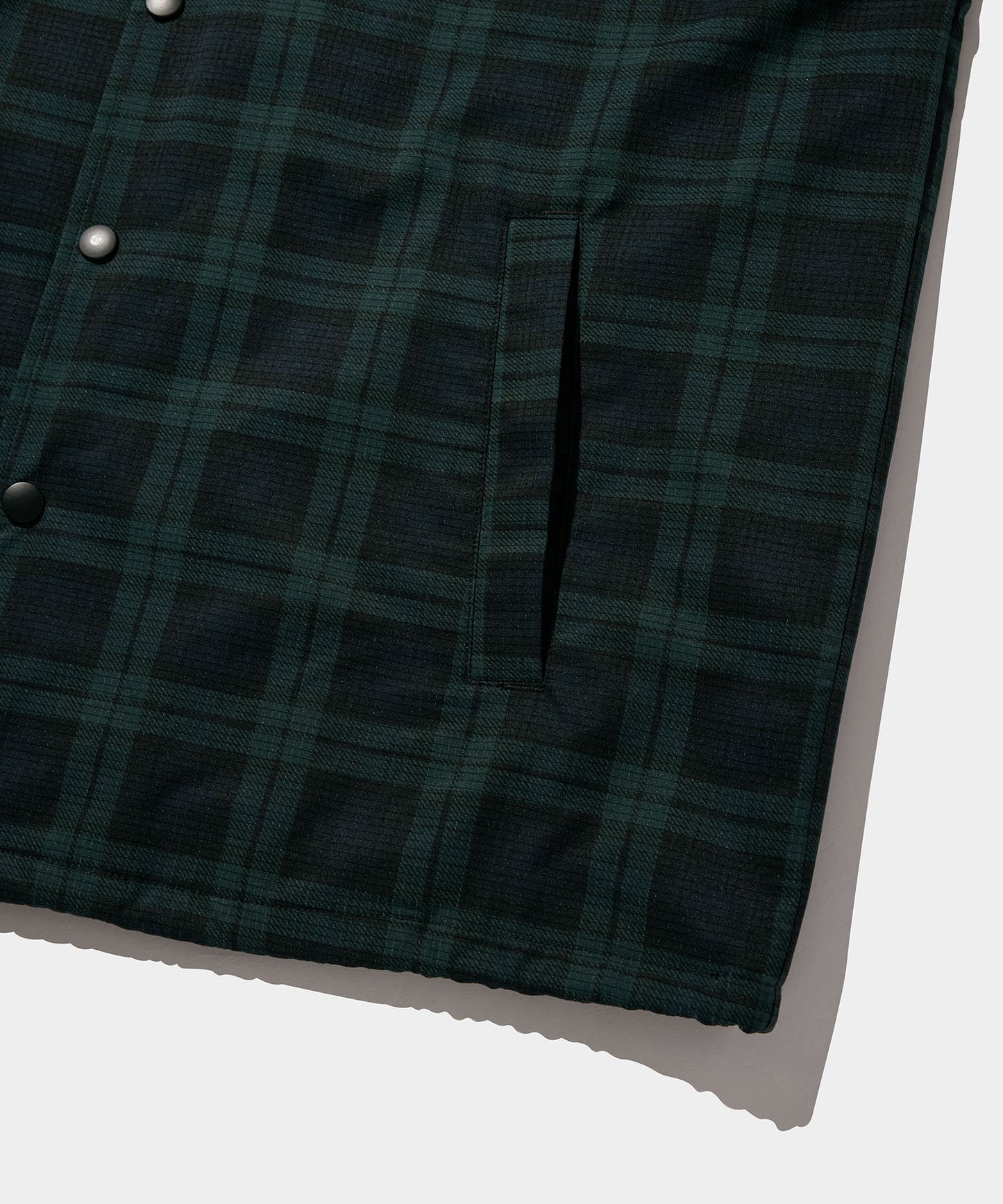 DOT MOTIF COACH JACKET BLACK WATCH