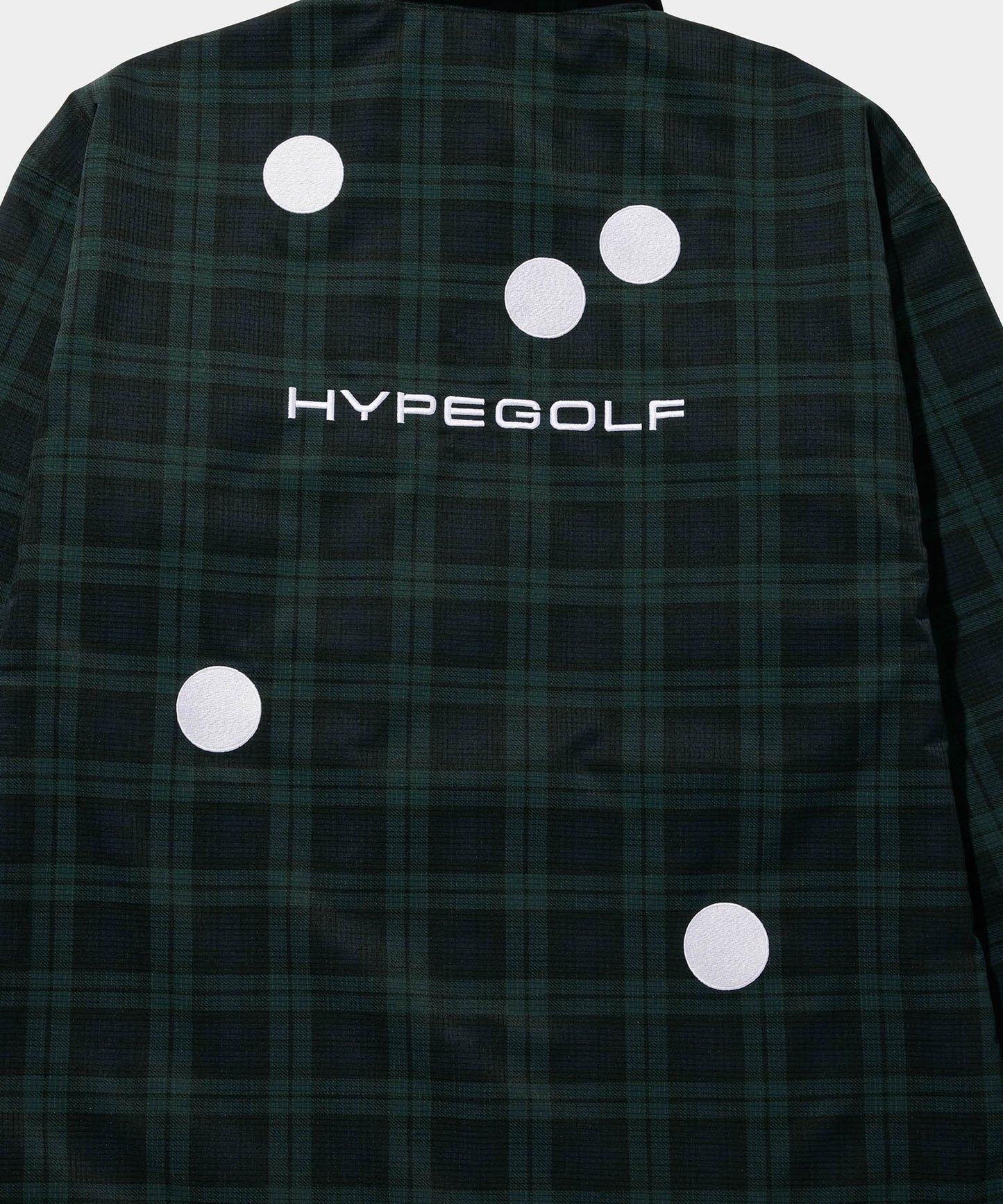 DOT MOTIF COACH JACKET BLACK WATCH
