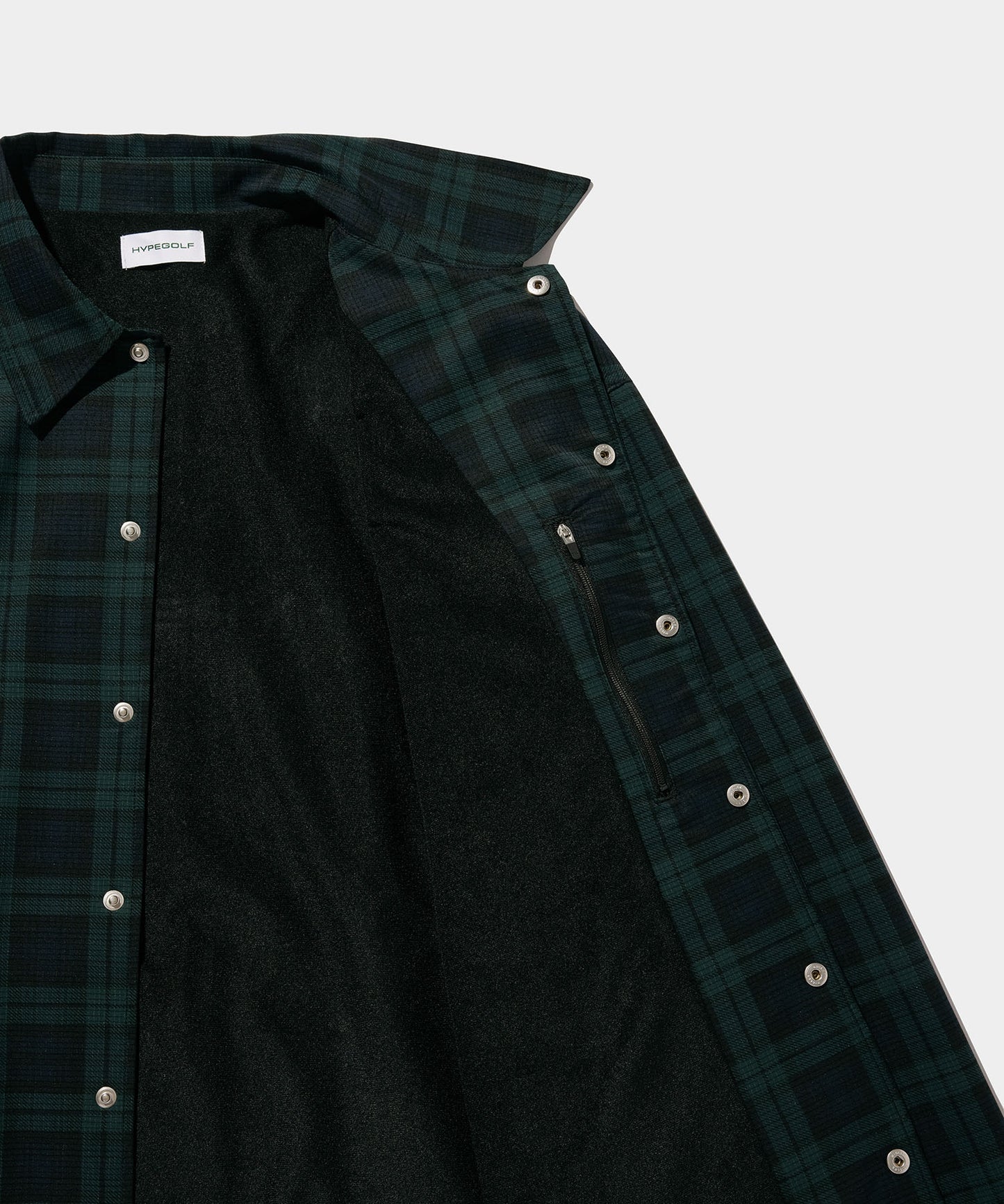 DOT MOTIF COACH JACKET BLACK WATCH