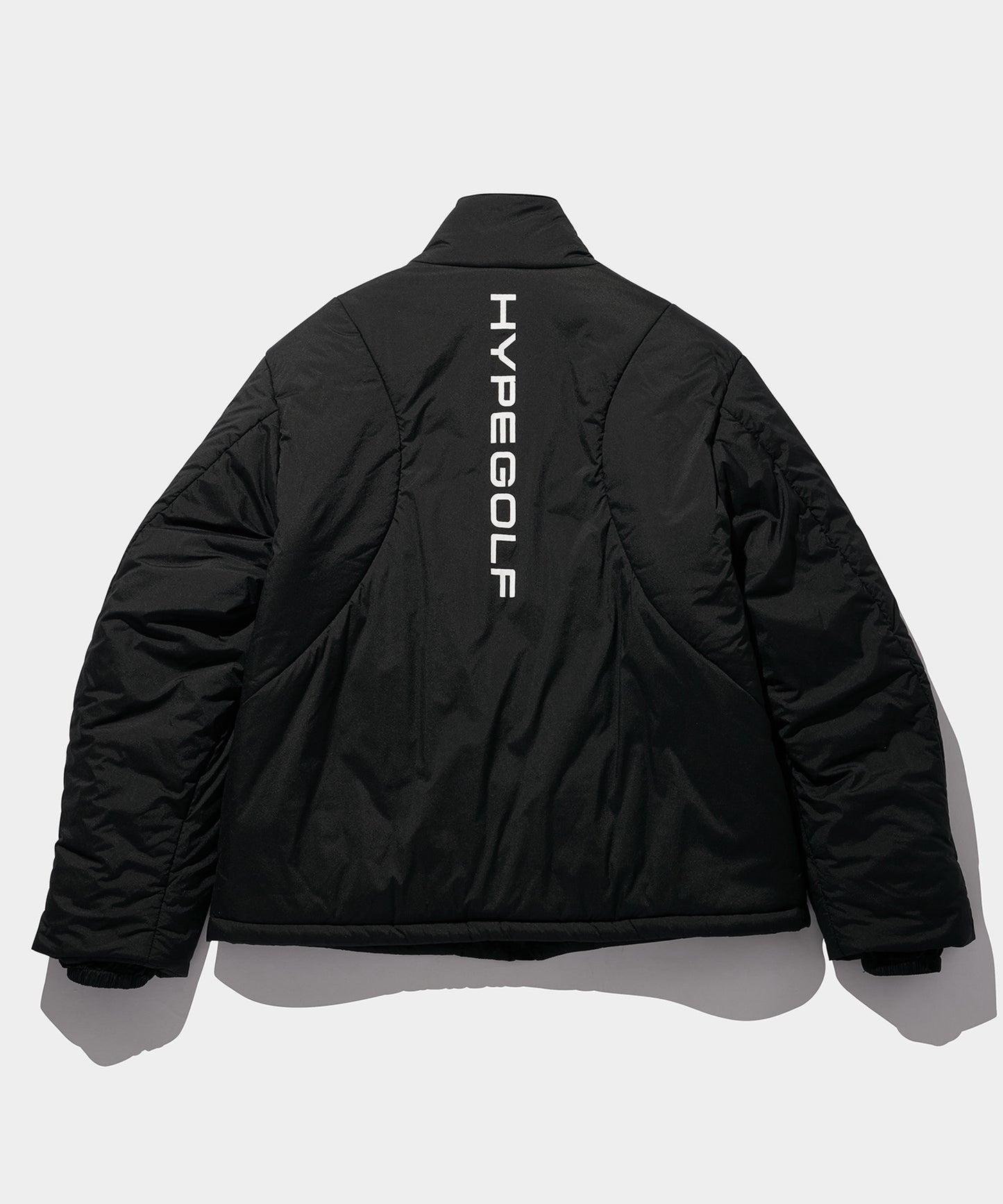 NYLON RIP PUFF JACKET BLACK