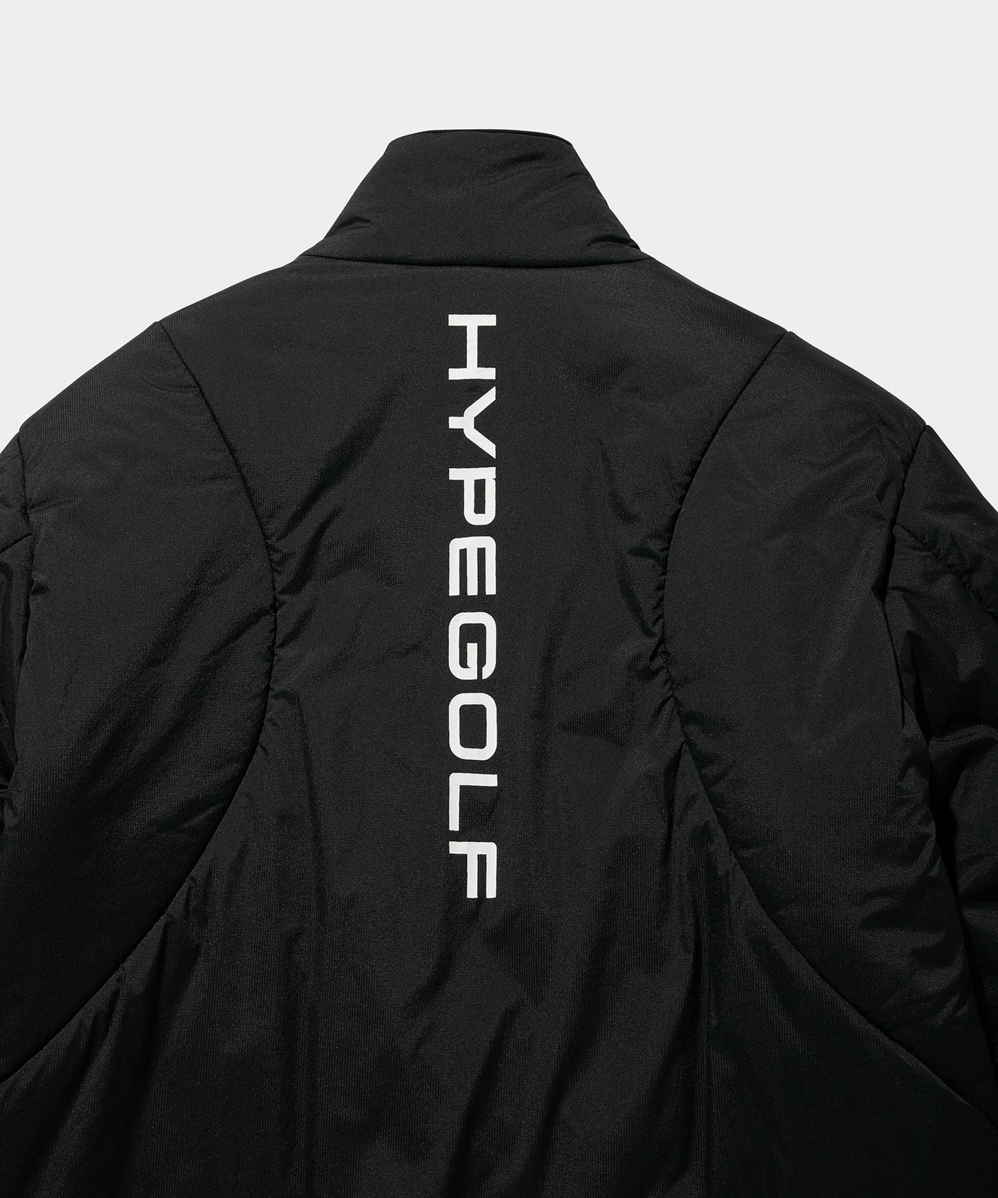 NYLON RIP PUFF JACKET BLACK