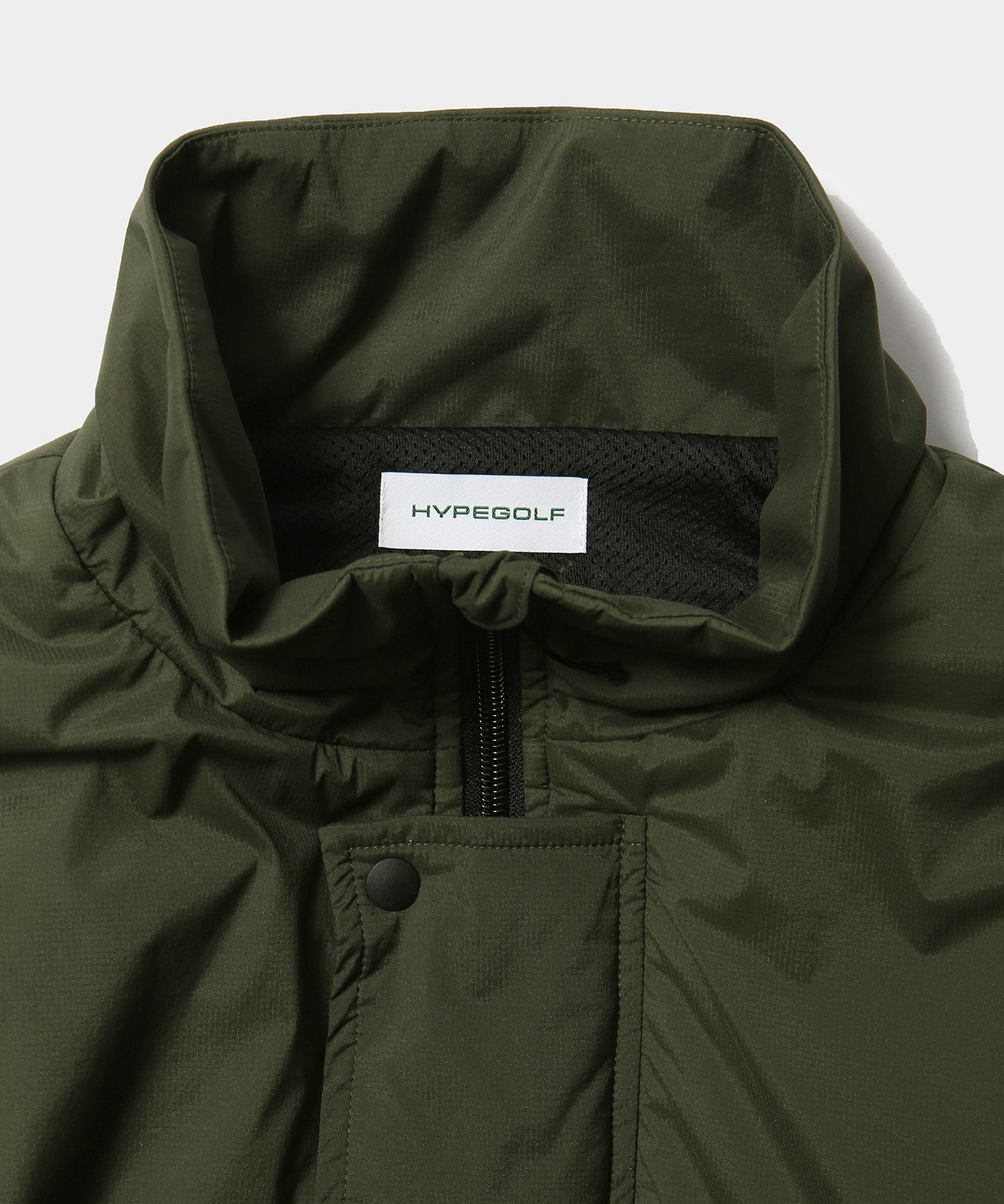 NYLON RIP PUFF JACKET OLIVE