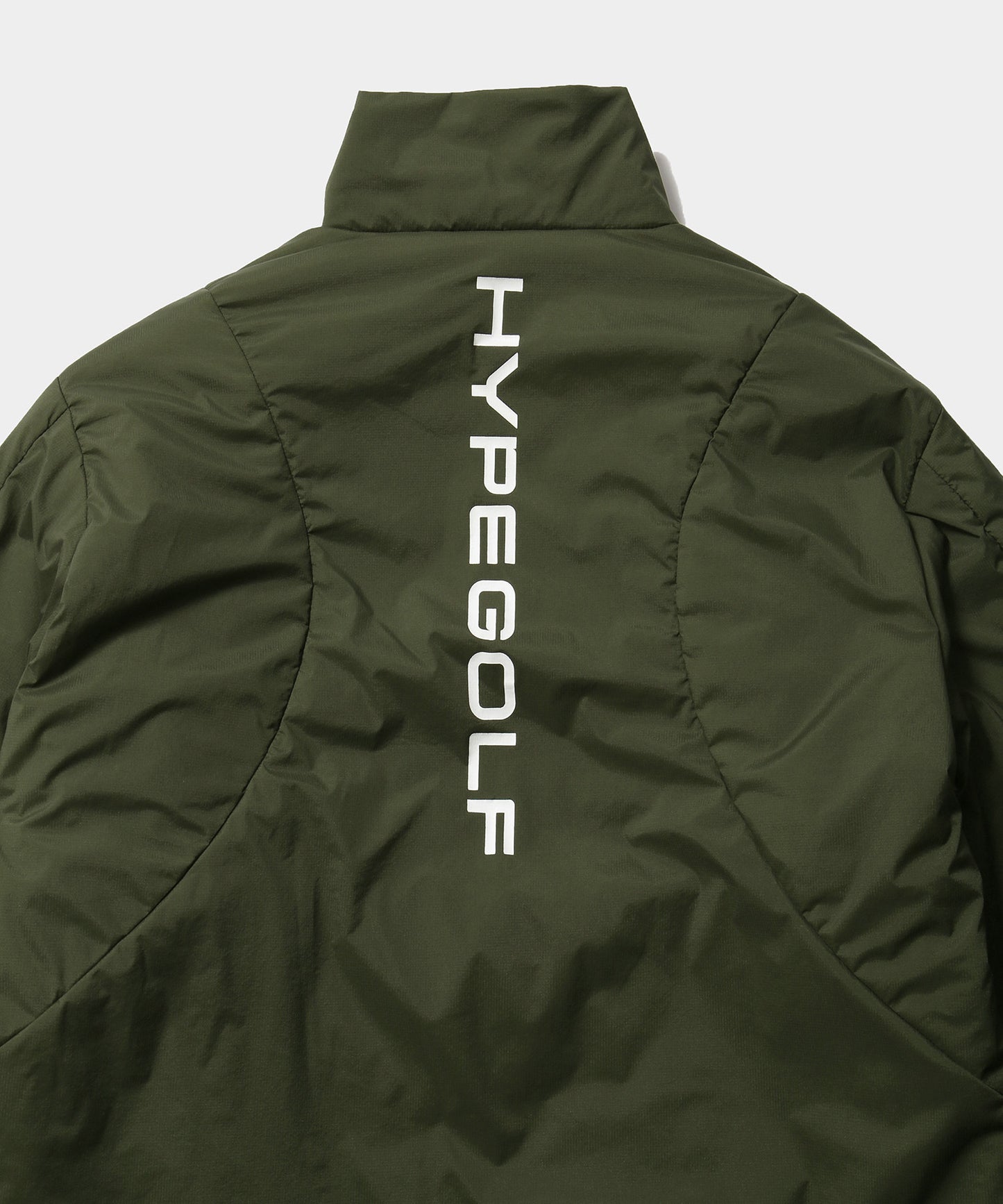 NYLON RIP PUFF JACKET OLIVE