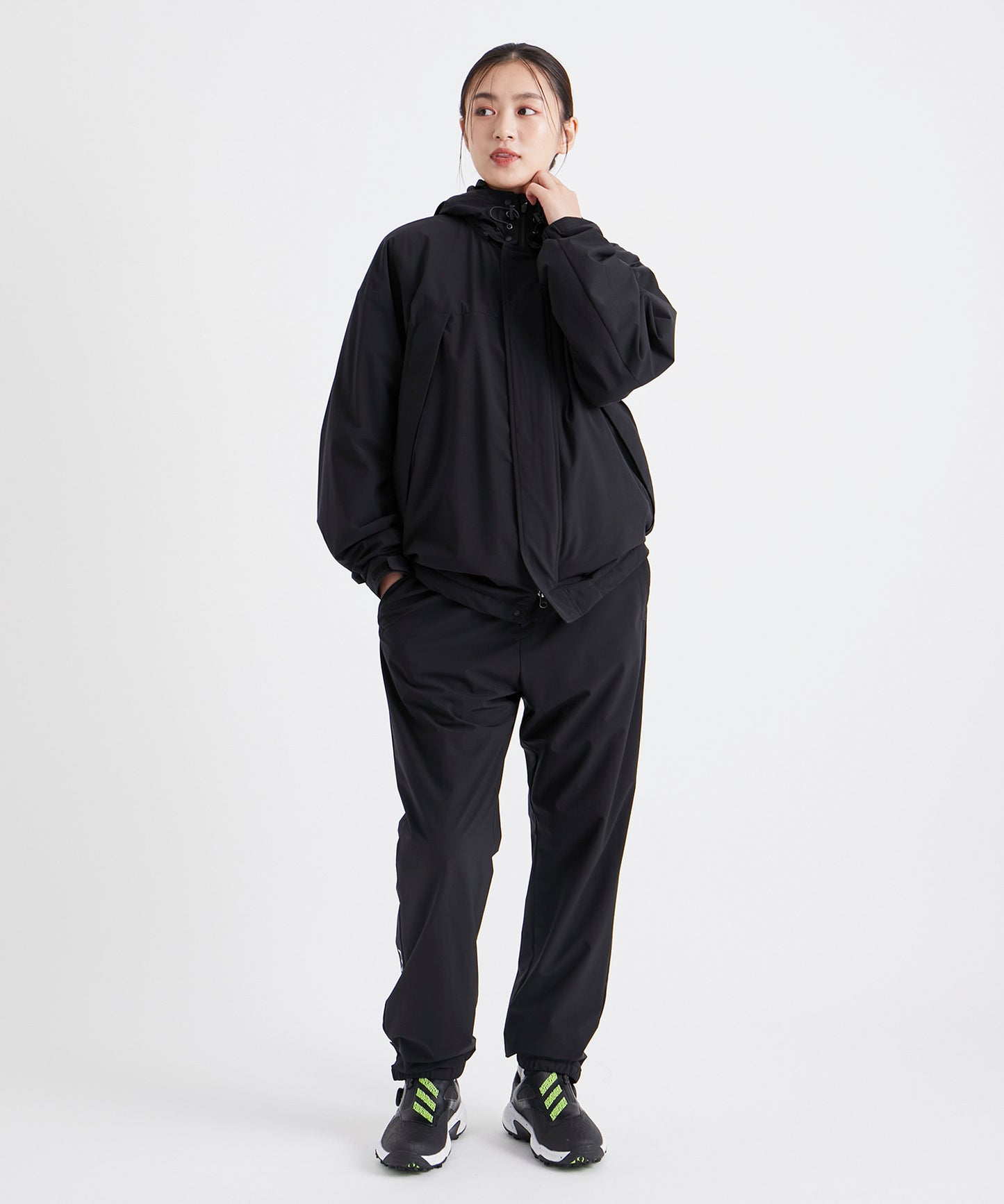 2.5LAYER FULL ZIP JACKET BLACK