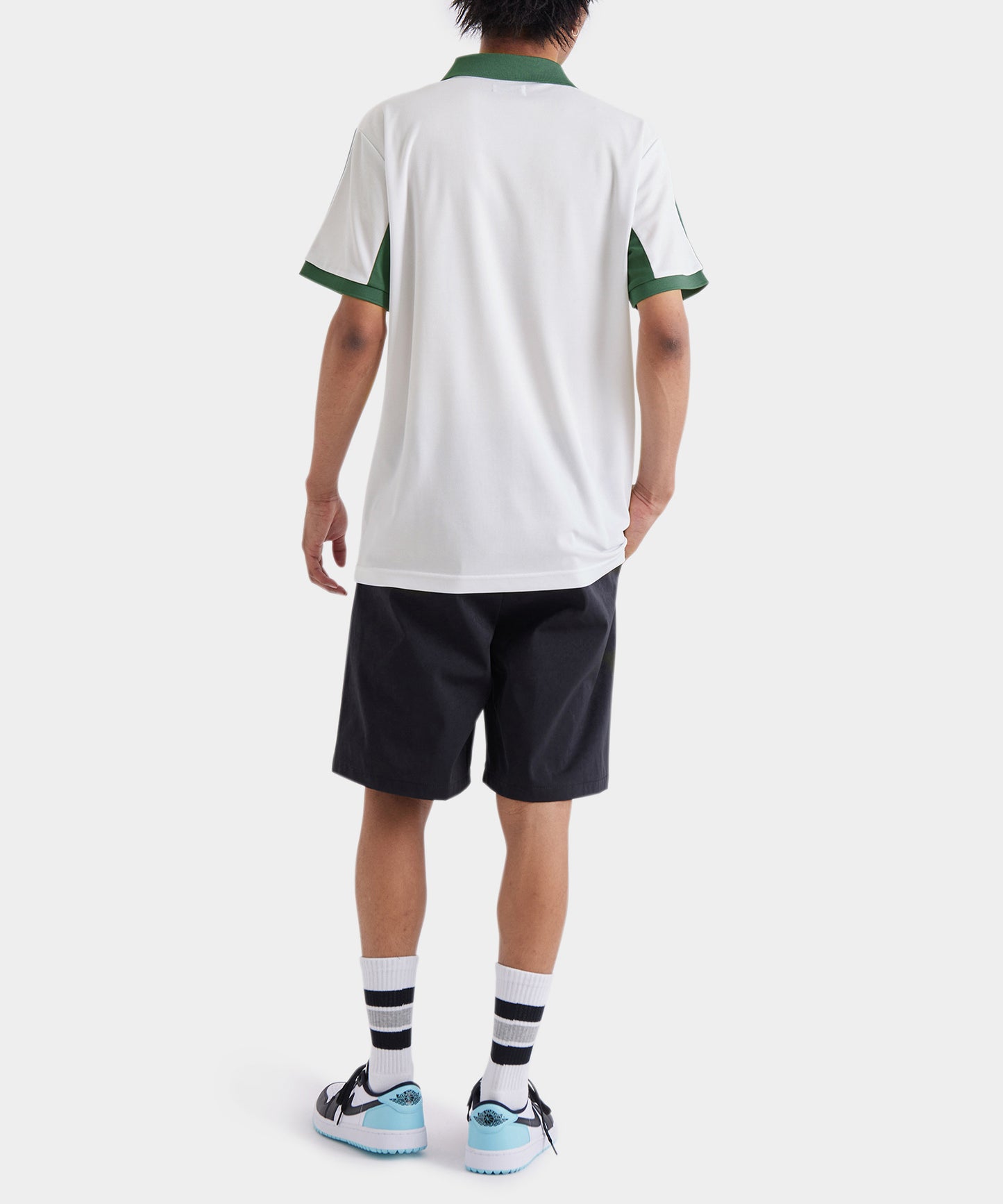 COLOR LINE SHORT SLEEVE POLO WHITE
