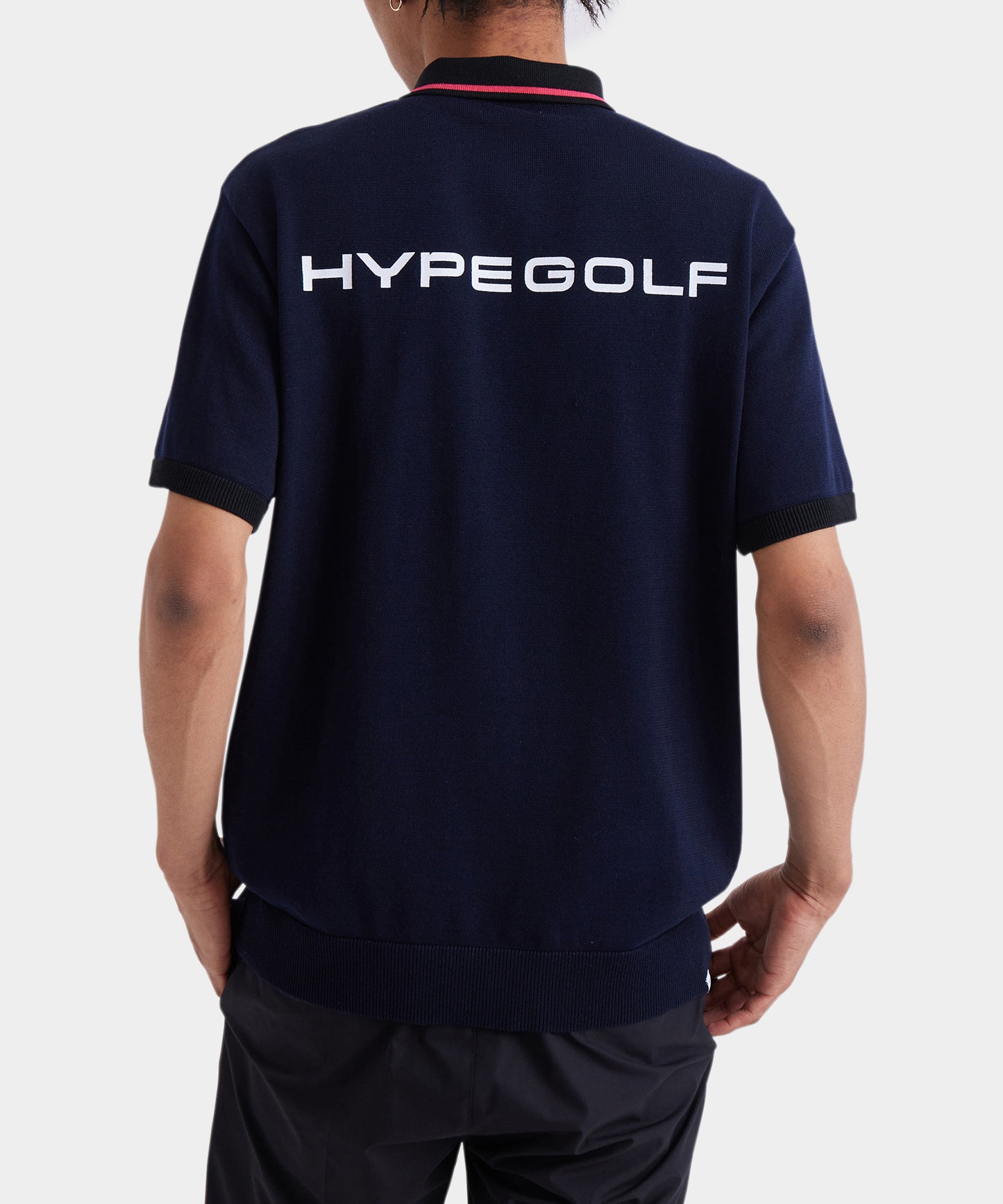 KNIT POLO SHIRTS NAVY