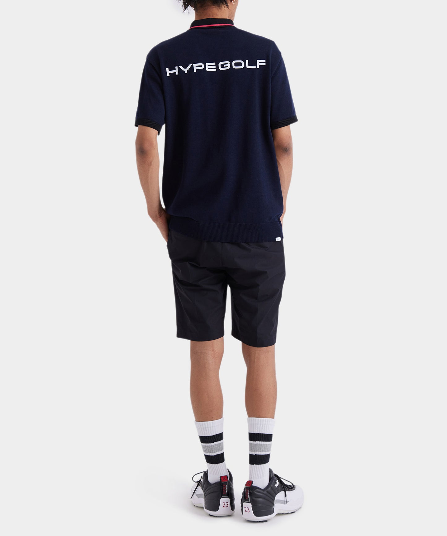 KNIT POLO SHIRTS NAVY