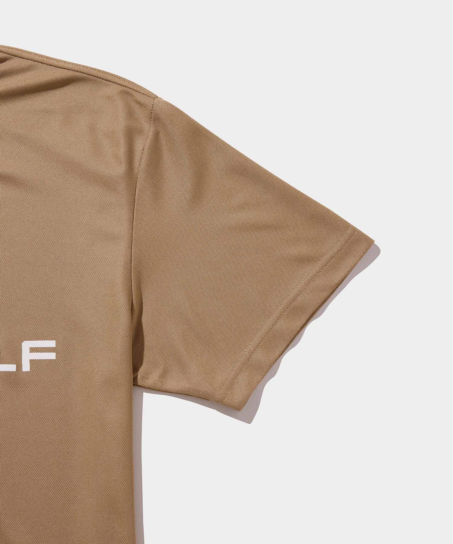 Logo motif short sleeve POLO SHIRTS BEIGE