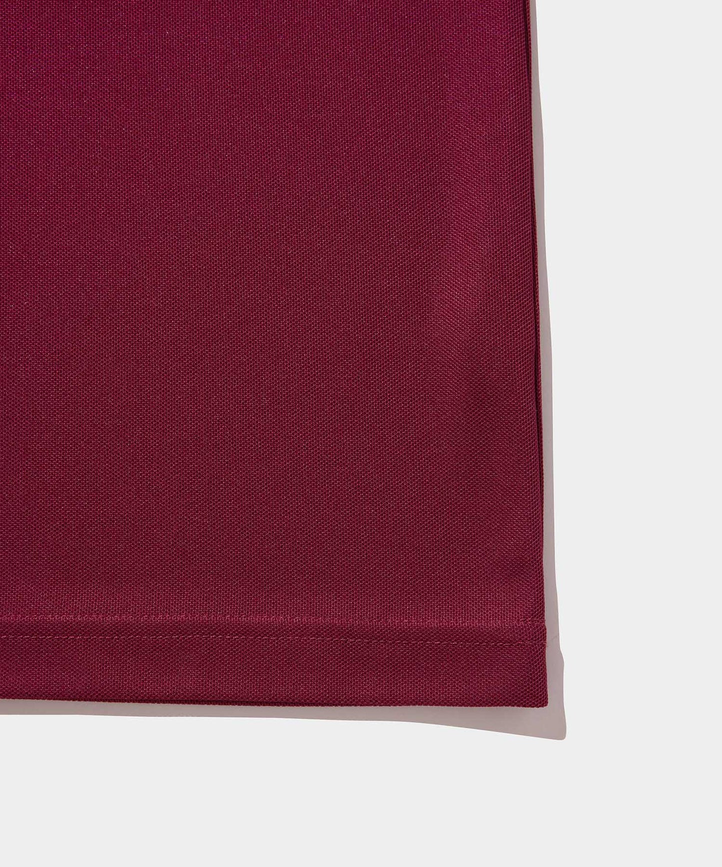Logo motif short sleeve POLO SHIRTS BURGUNDY