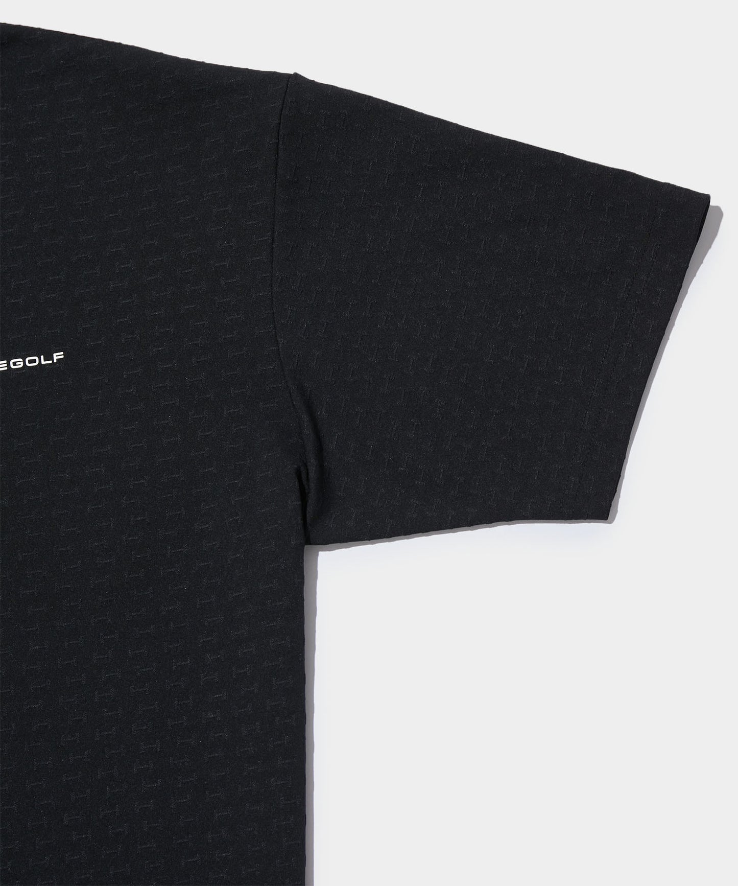 H JACQUARD STAND HALF ZIP SHIRTS