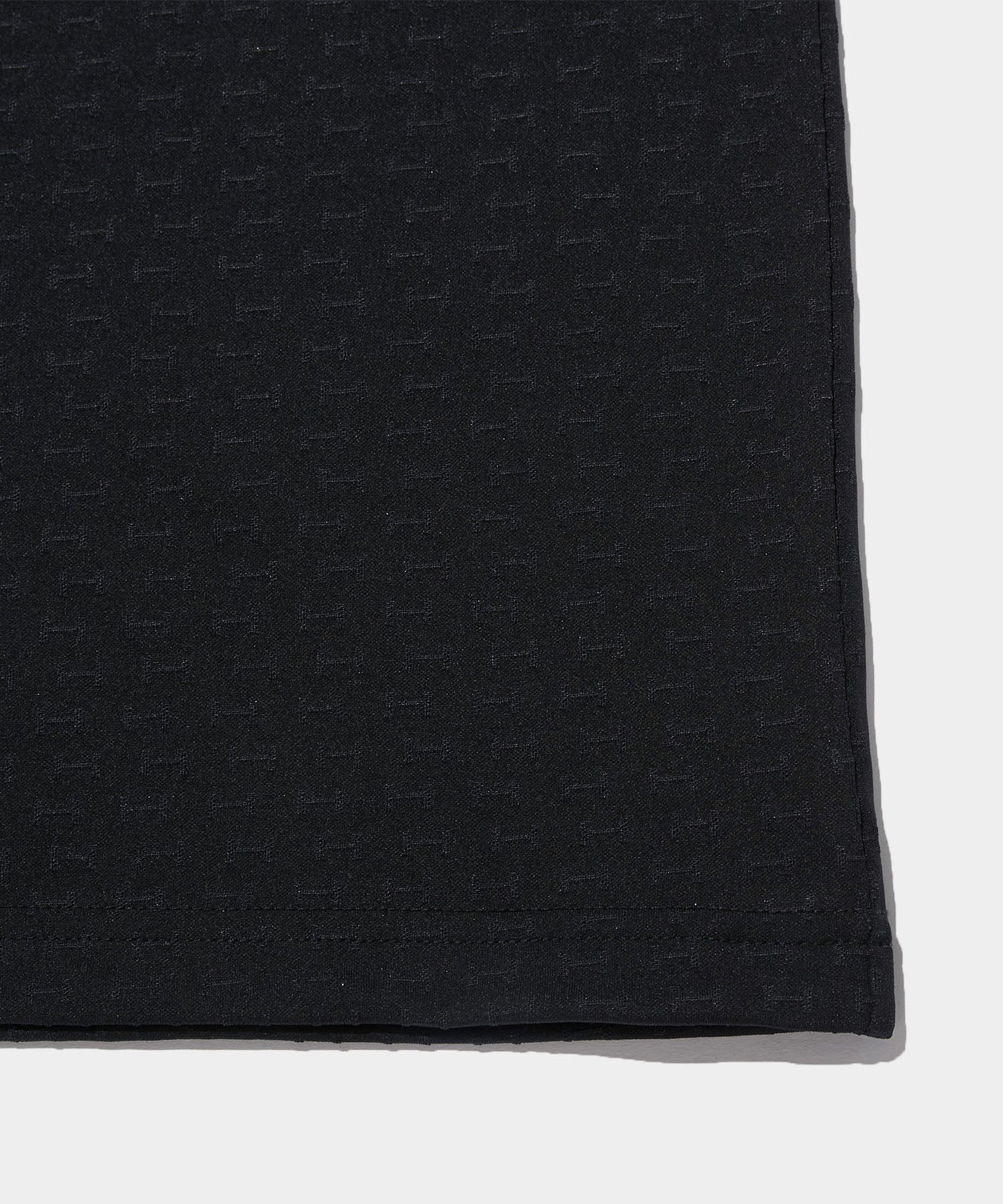 H JACQUARD STAND HALF ZIP SHIRTS