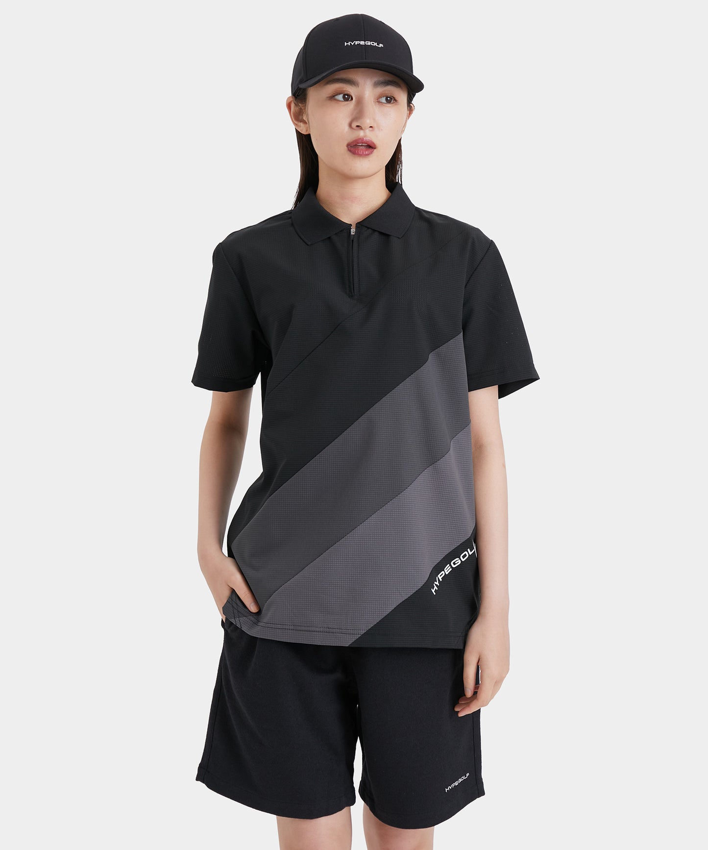 COOL DOTS POLO SHIRTS BLACK