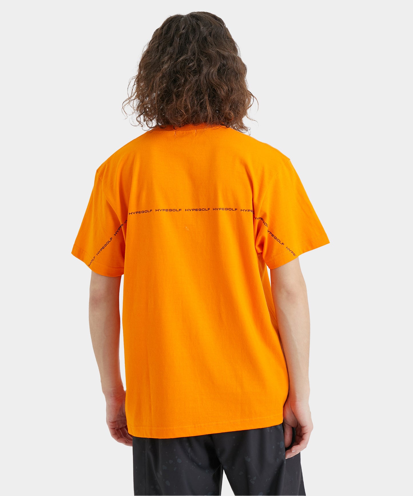 LINE LOGO T-SHIRTS ORANGE