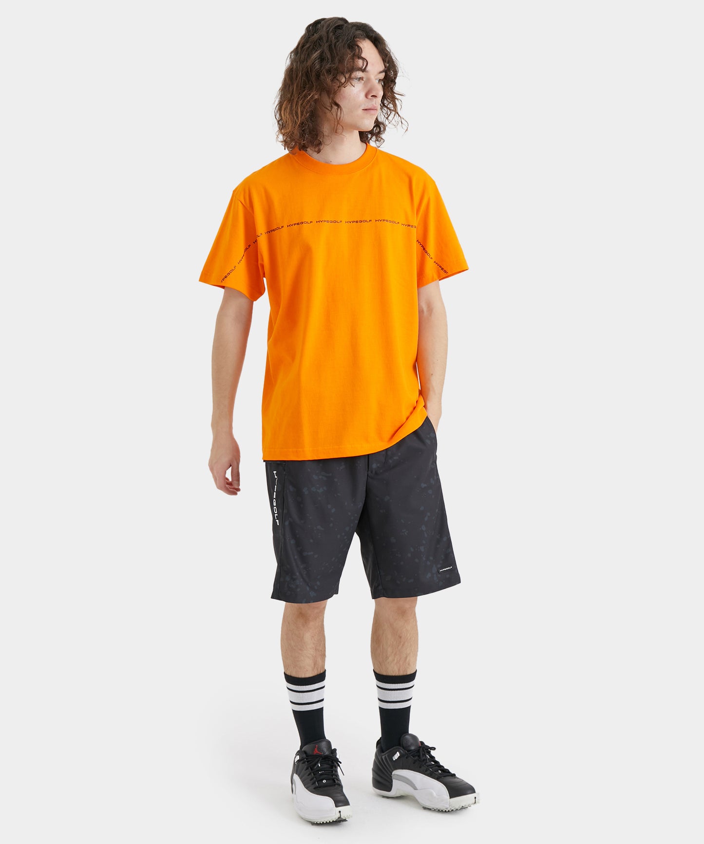 LINE LOGO T-SHIRTS ORANGE