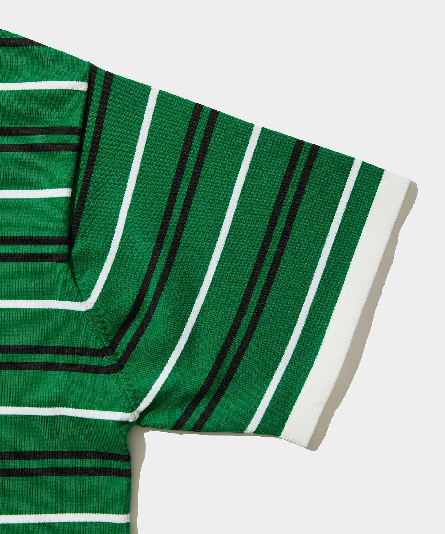 BORDER POLO SHIRTS GREEN