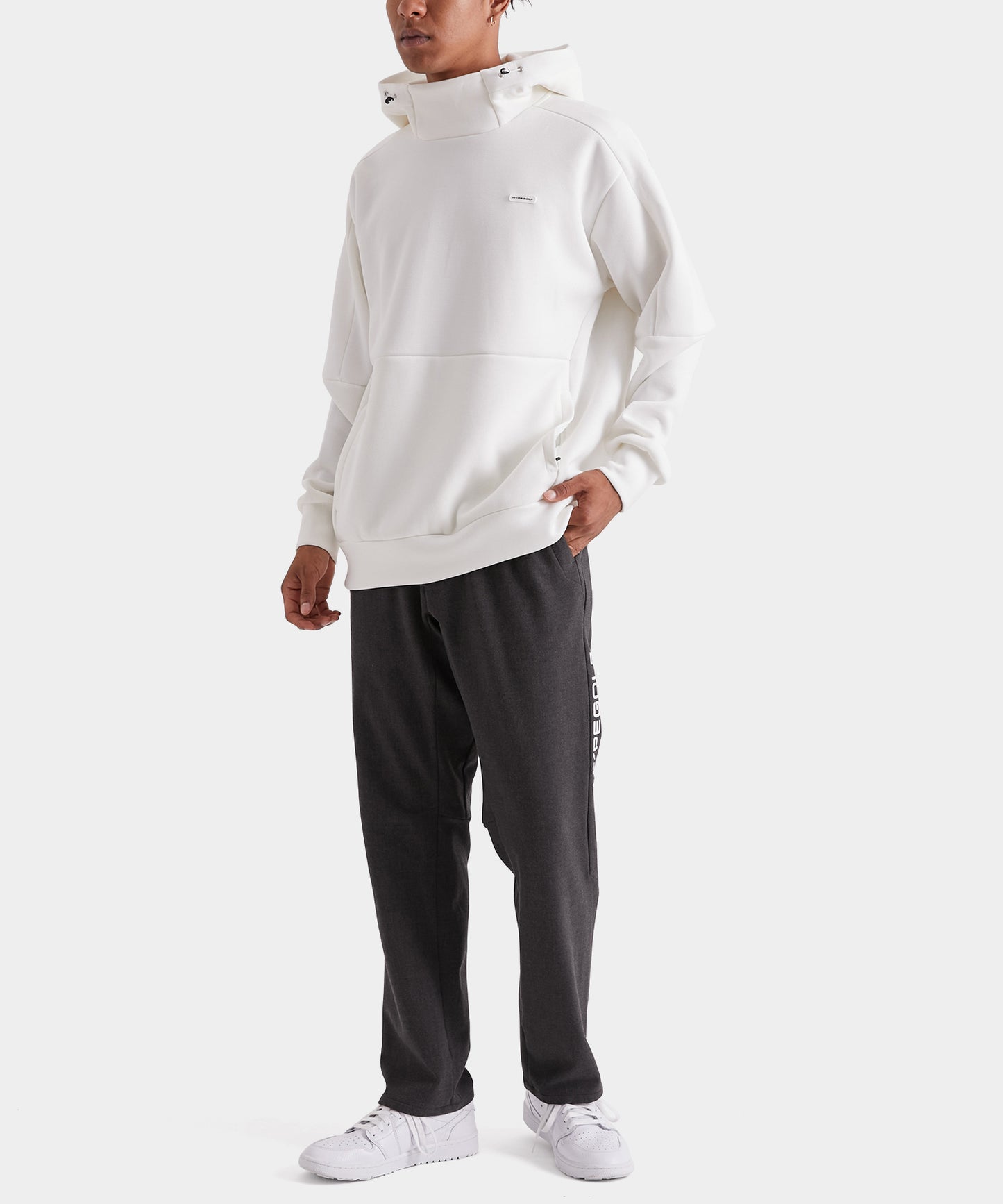 BACK BRUSHED PLAYER LONG PANTS D.GRAY