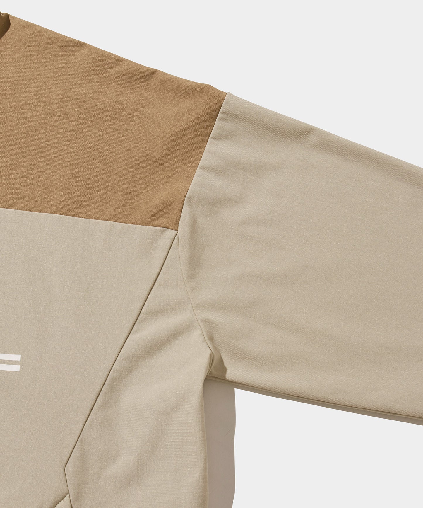 HEAT WARM HALF ZIP JACKET BEIGE