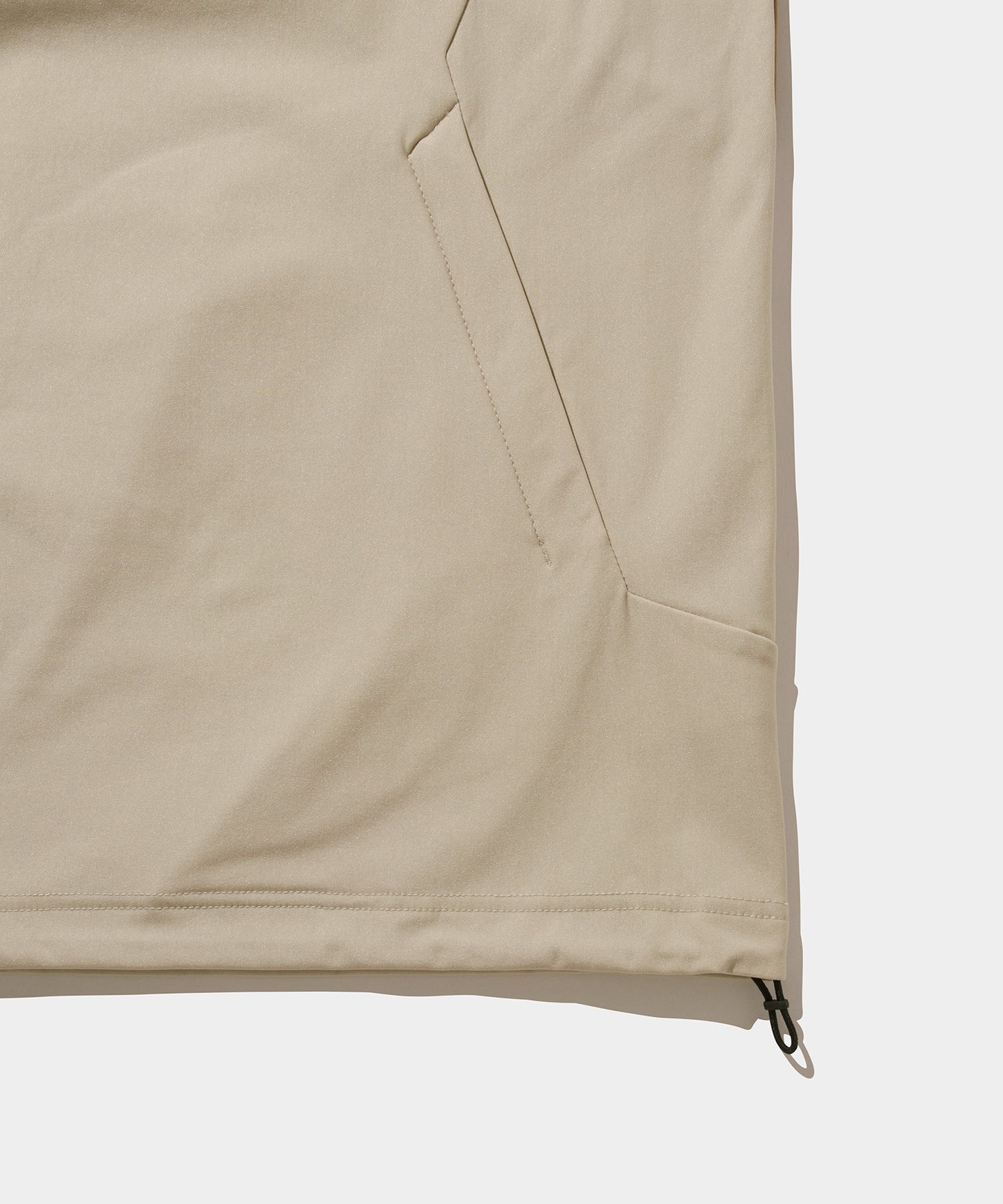 HEAT WARM HALF ZIP JACKET BEIGE