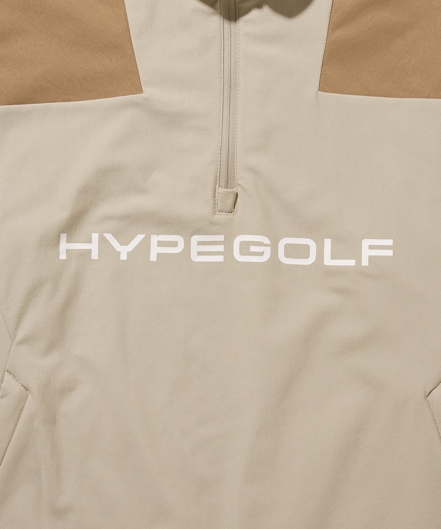 HEAT WARM HALF ZIP JACKET BEIGE